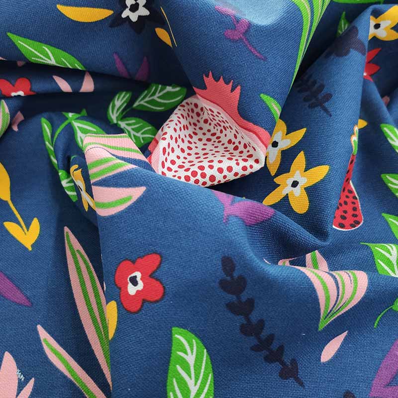 Tessuto cotone frutti della passione