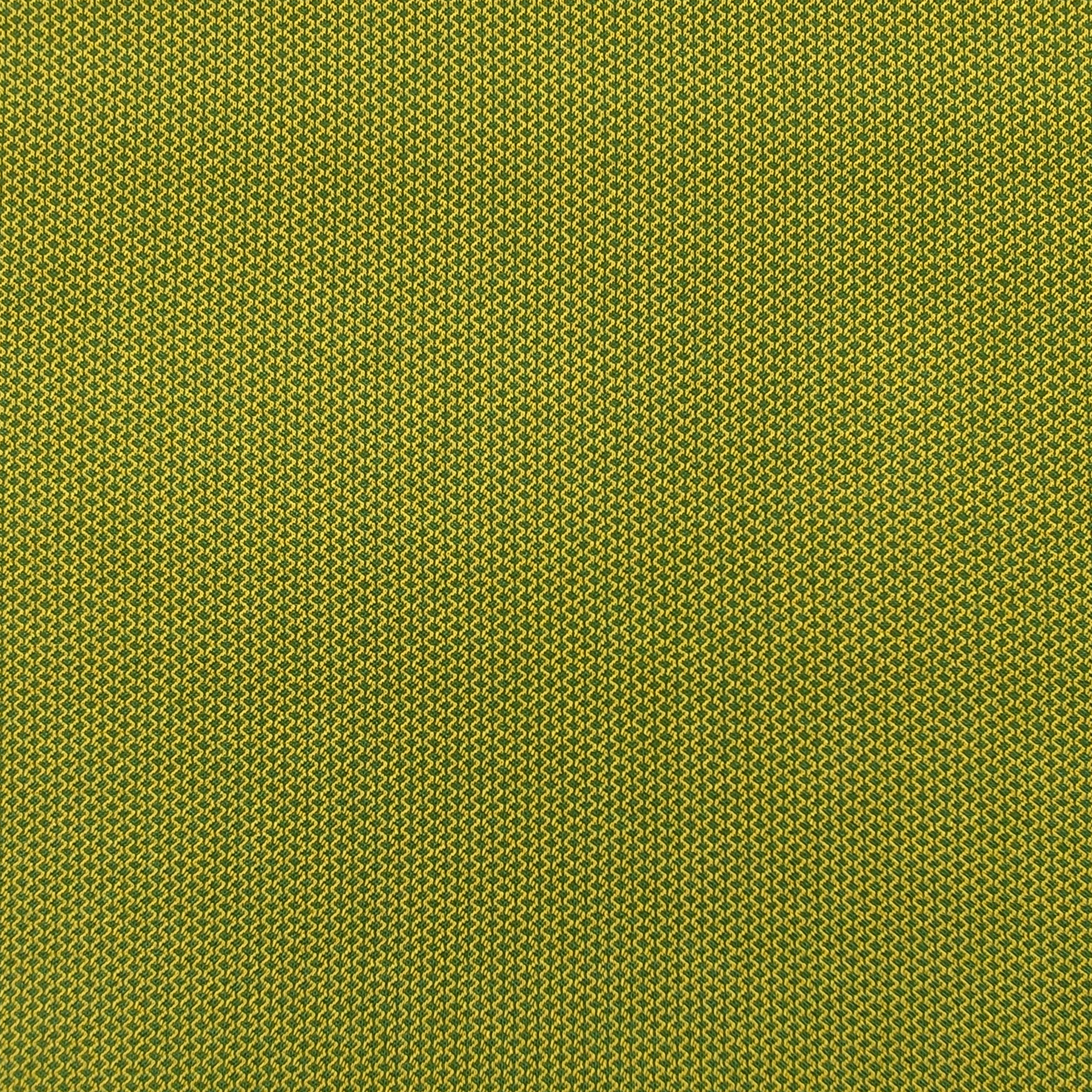 Punto Milano Verde Puro Cotone Rombi