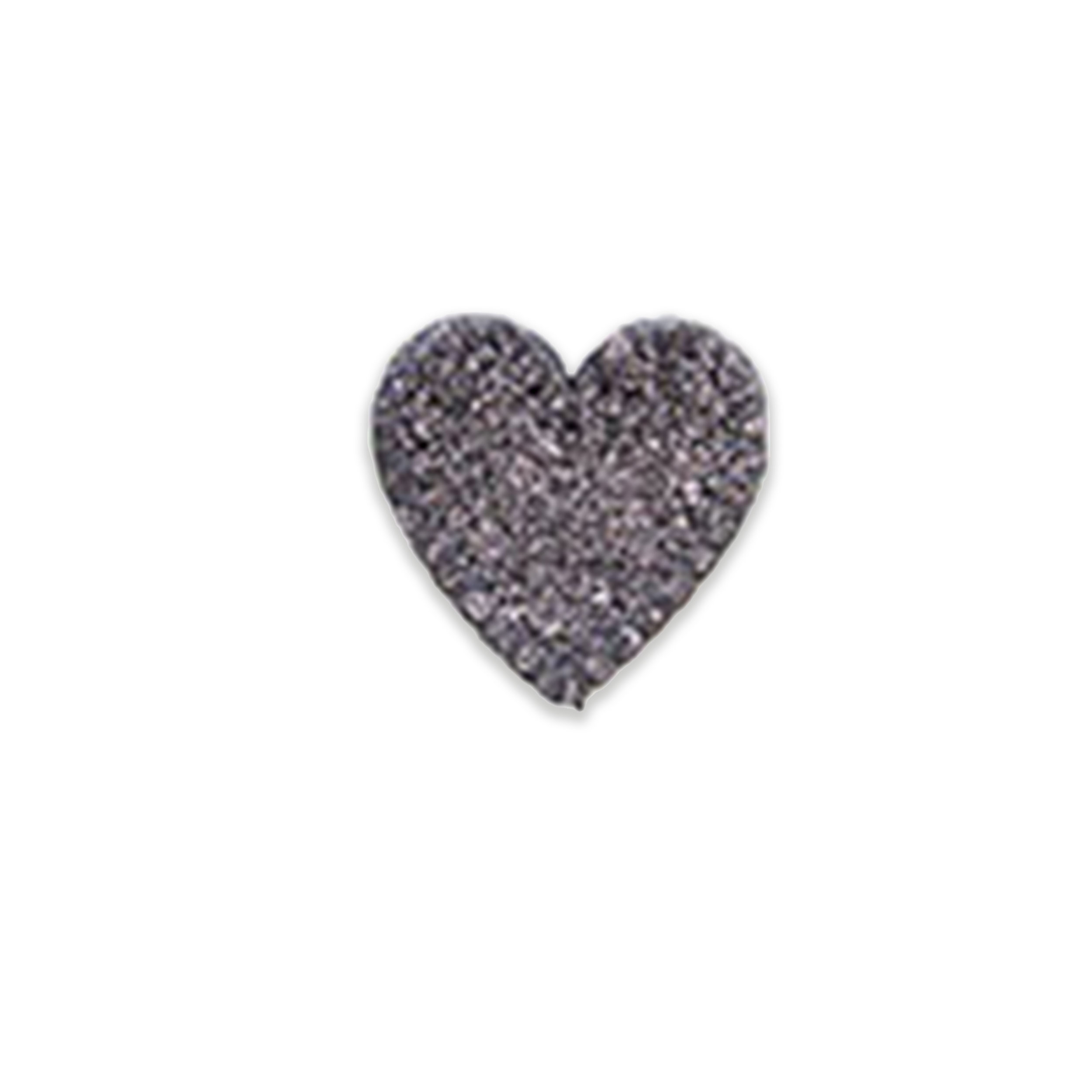 Applicazione Termoadesiva Cuoricino Glitter Image