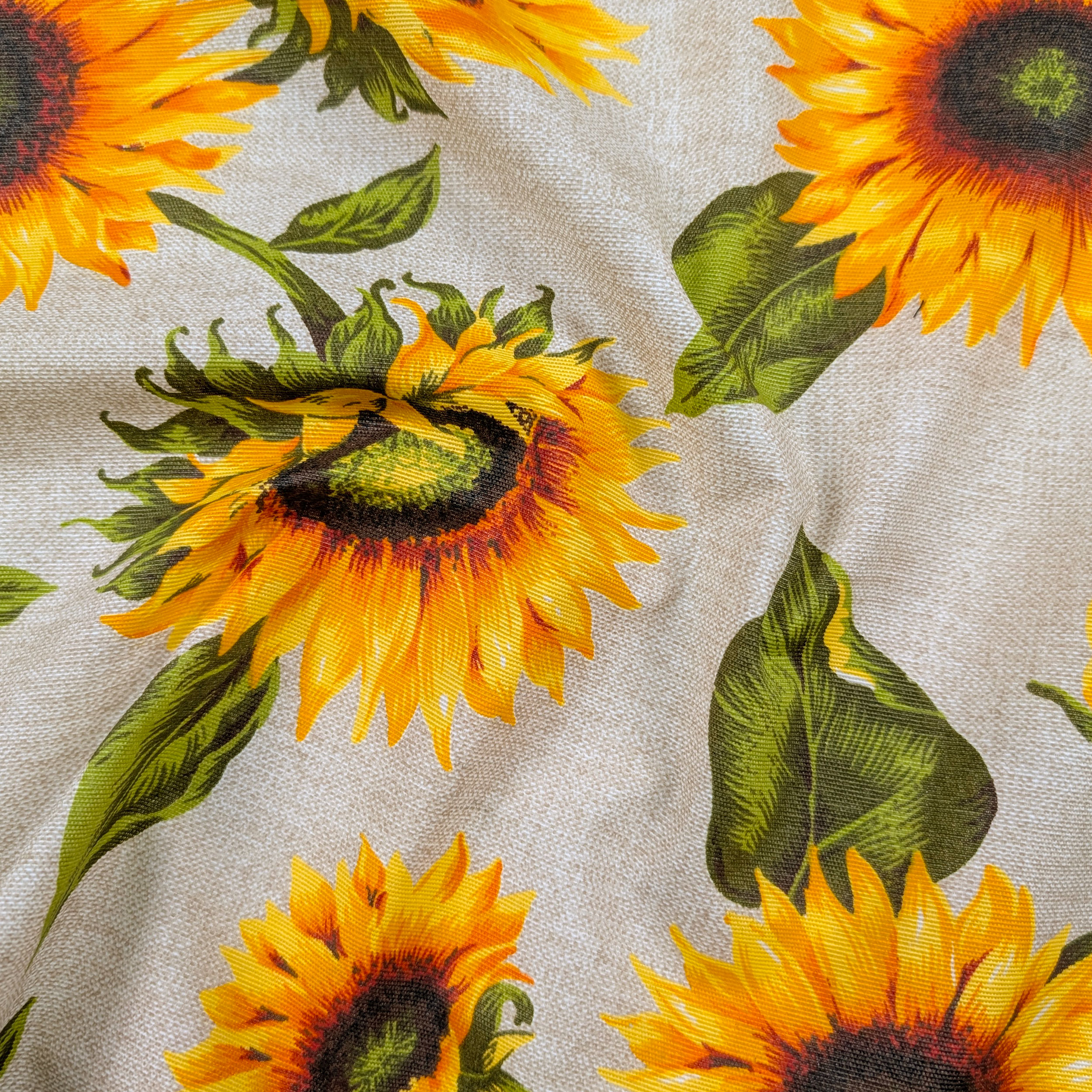 Tessuto per Tovaglia Resinata Girasoli Image