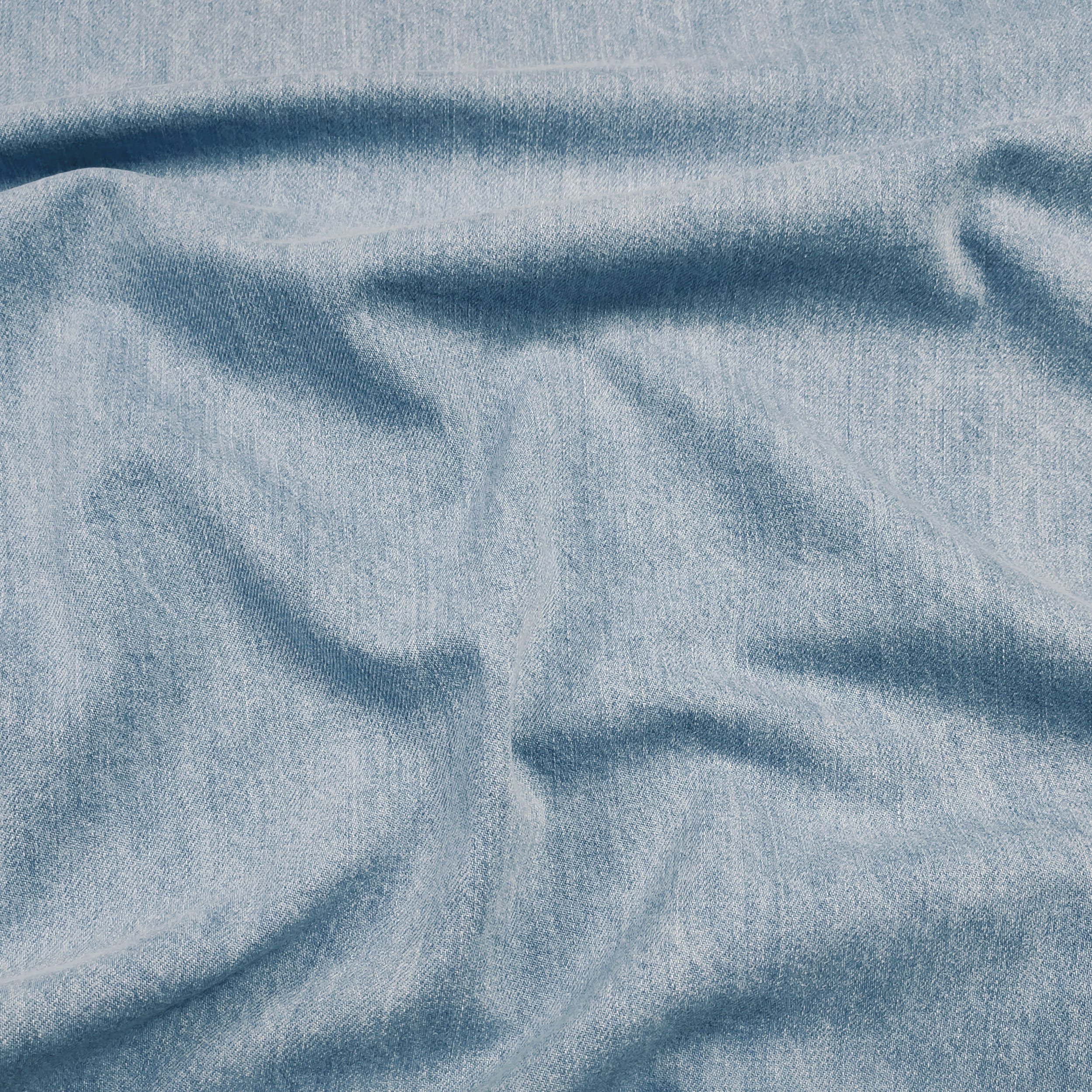 Tessuto Jeans Effetto Vintage Lavaggio Chiaro