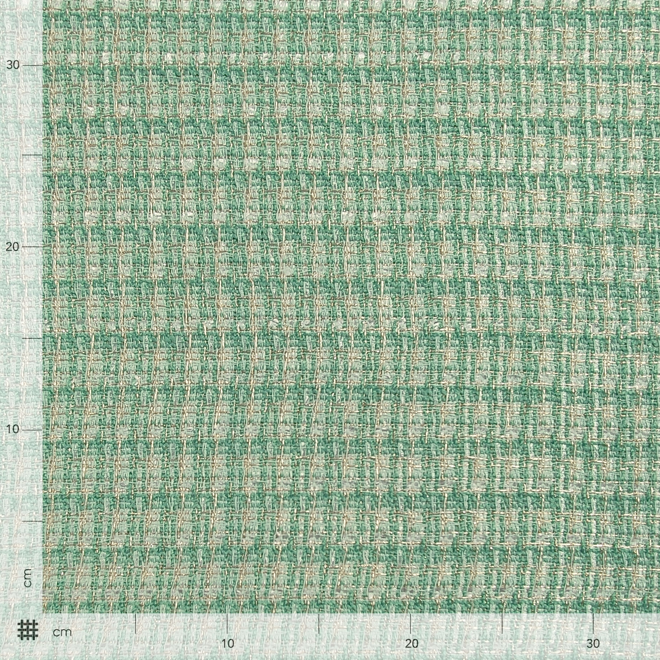 Tweed Verde Menta Lurex Image