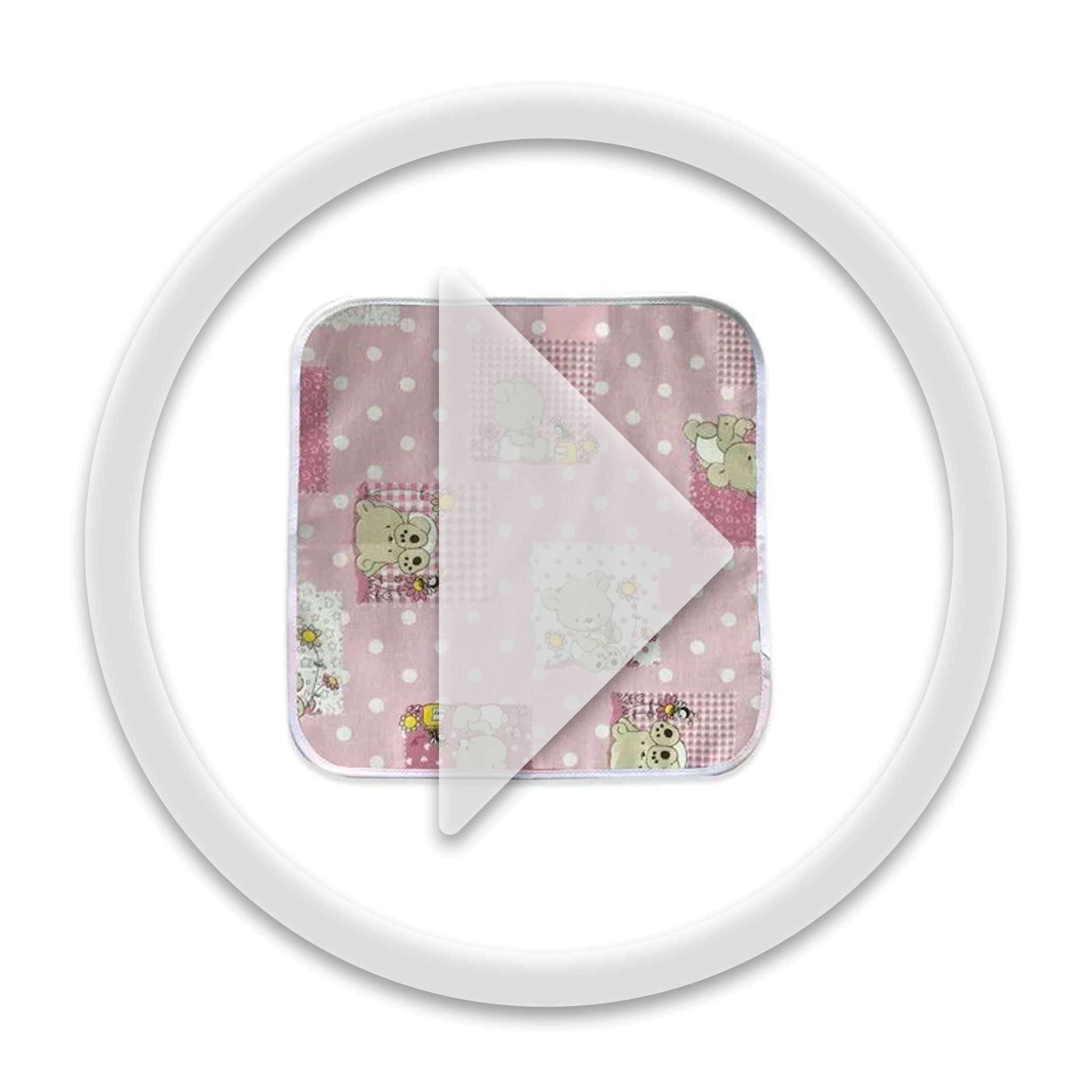 Tovagliolo Orsetti e Api Rosa Image