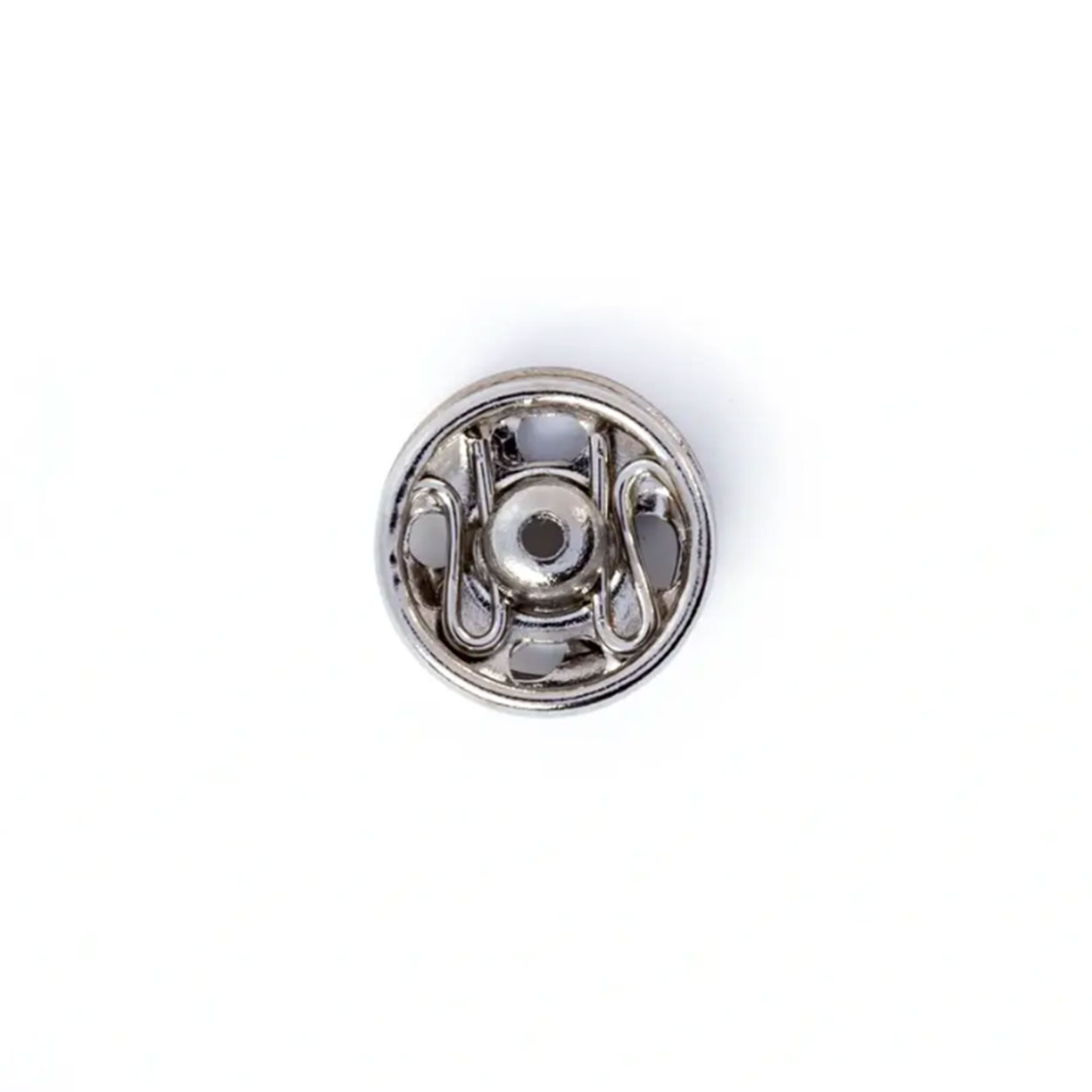 Bottoni automatici in ottone prym 7 mm argento