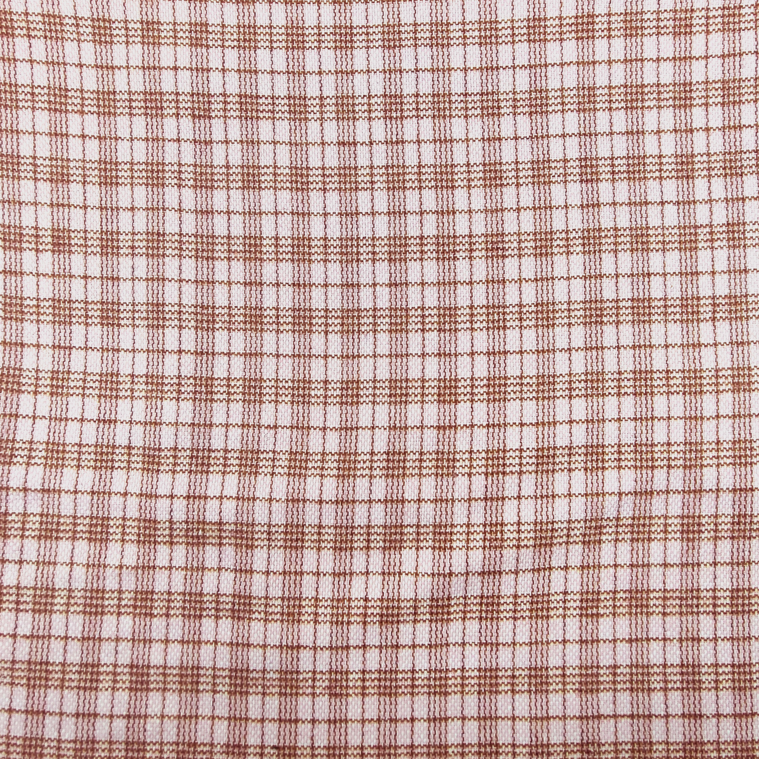 Scampolo Tartan Rosa e Marrone