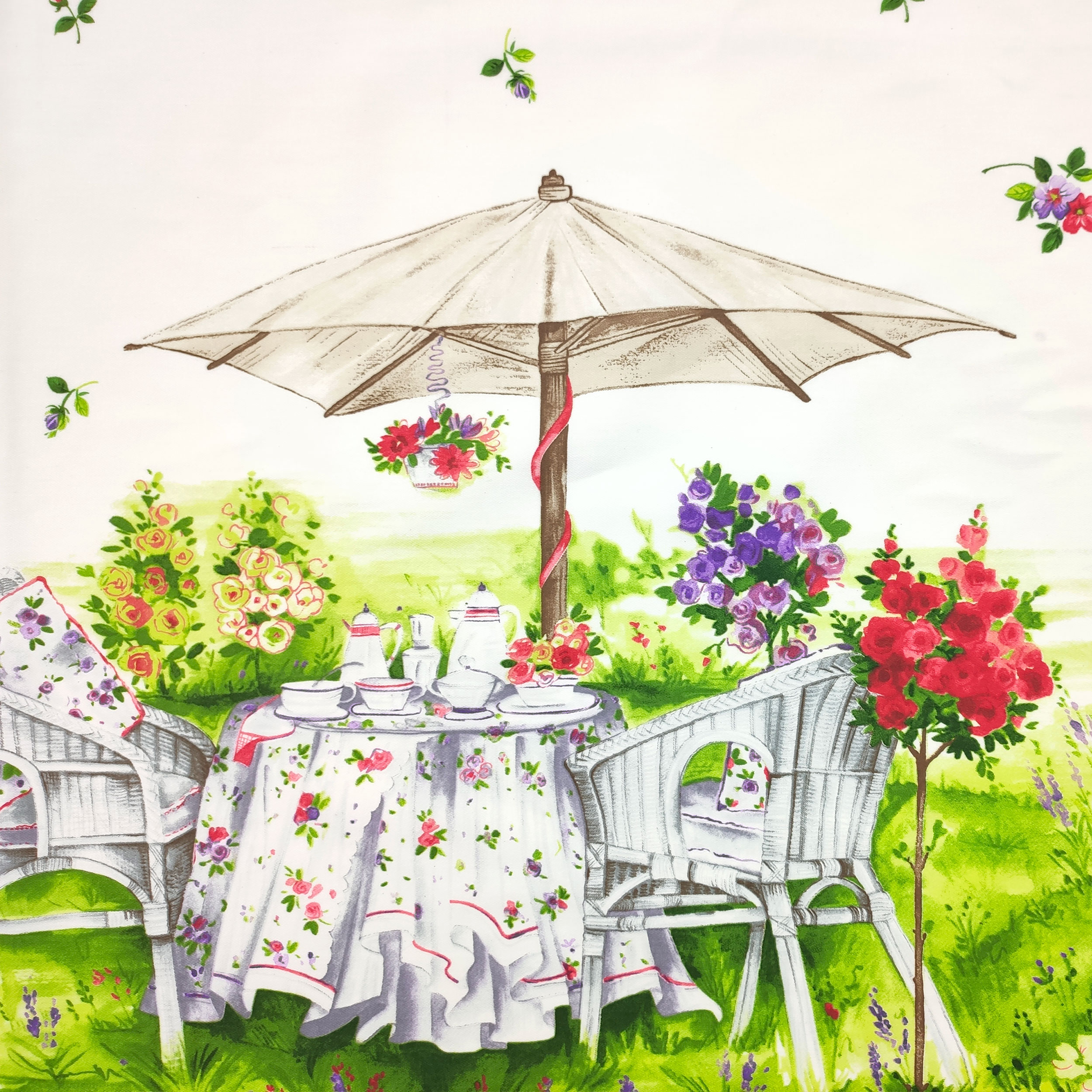 Tovaglia In Lino Di Cotone Impermeabile Per Cucina E Italia - Foto 5