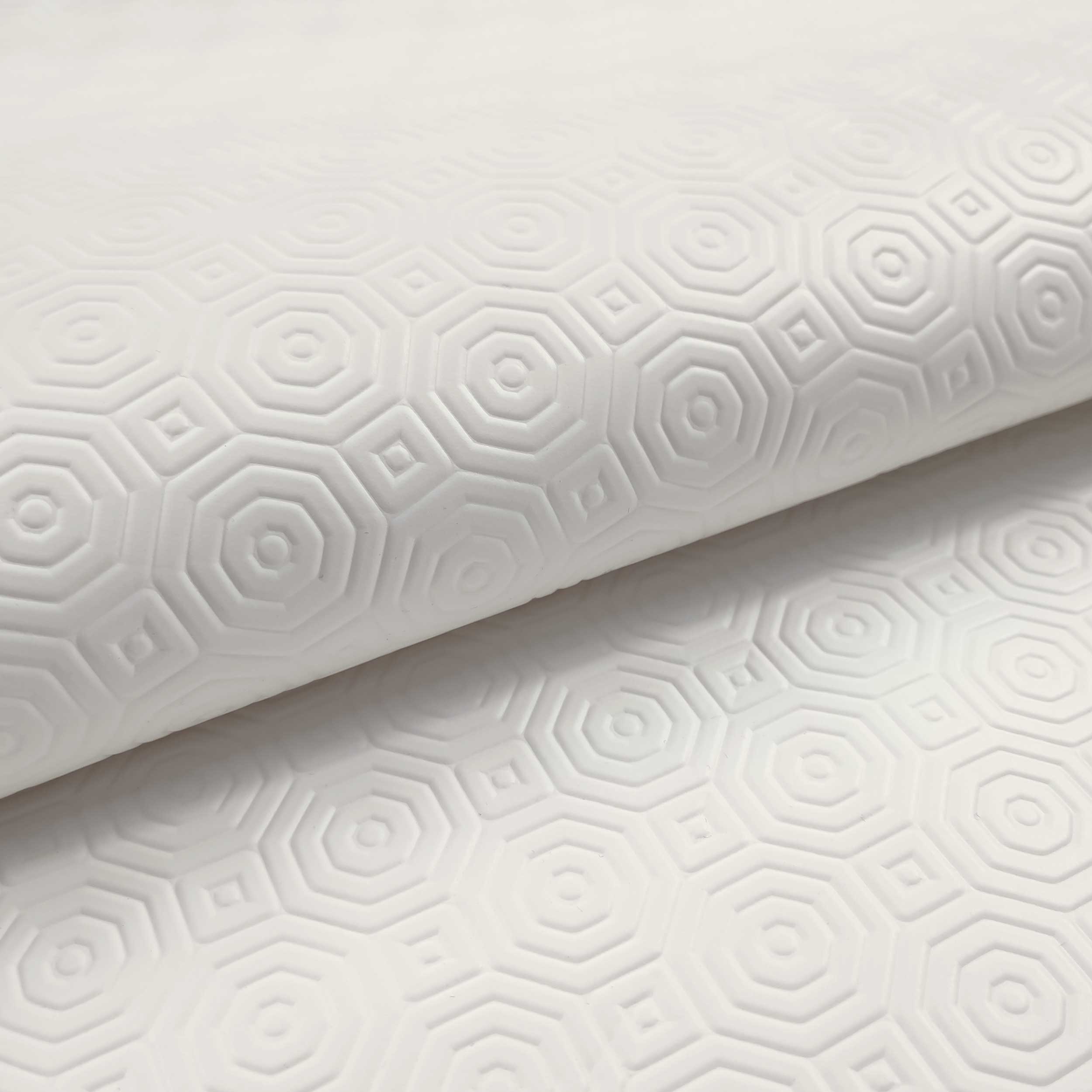 Mollettone Gommato Bianco