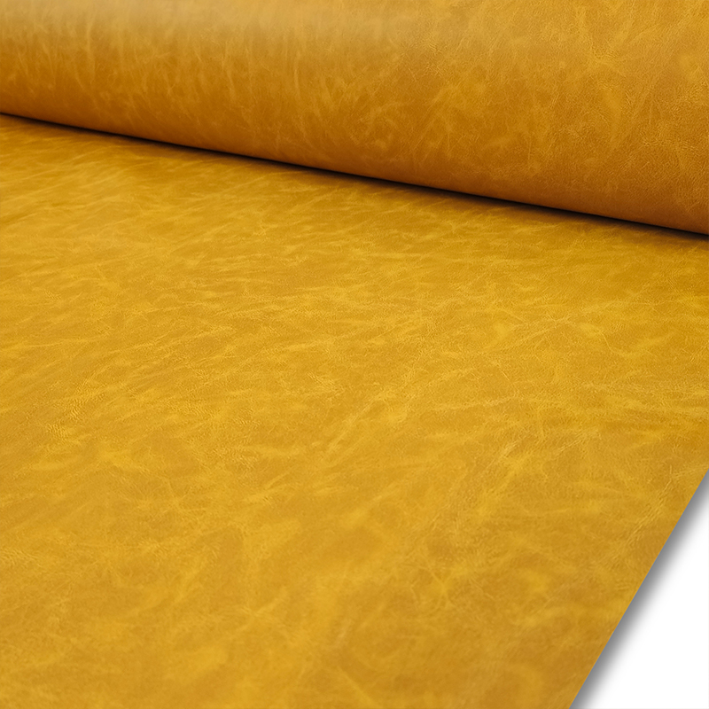 Eco pelle vintage giallo