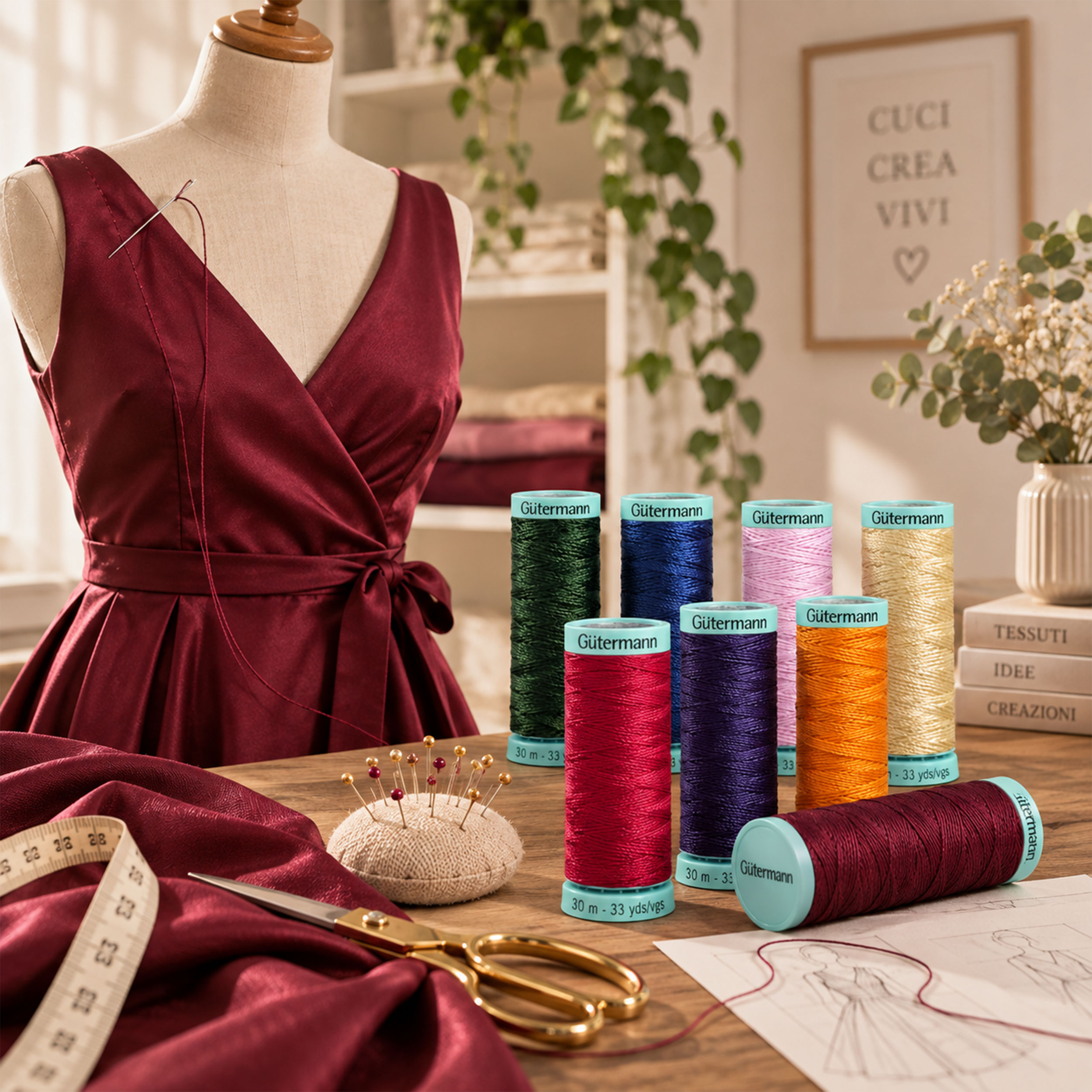 Filo Gutermann 100% Seta Image