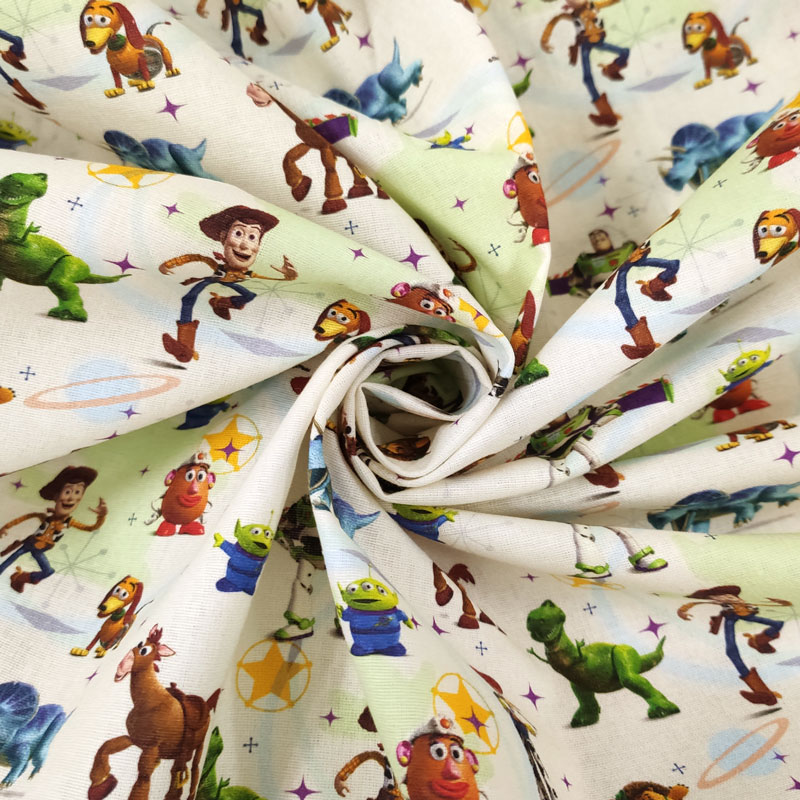Cotone tessuto toy story