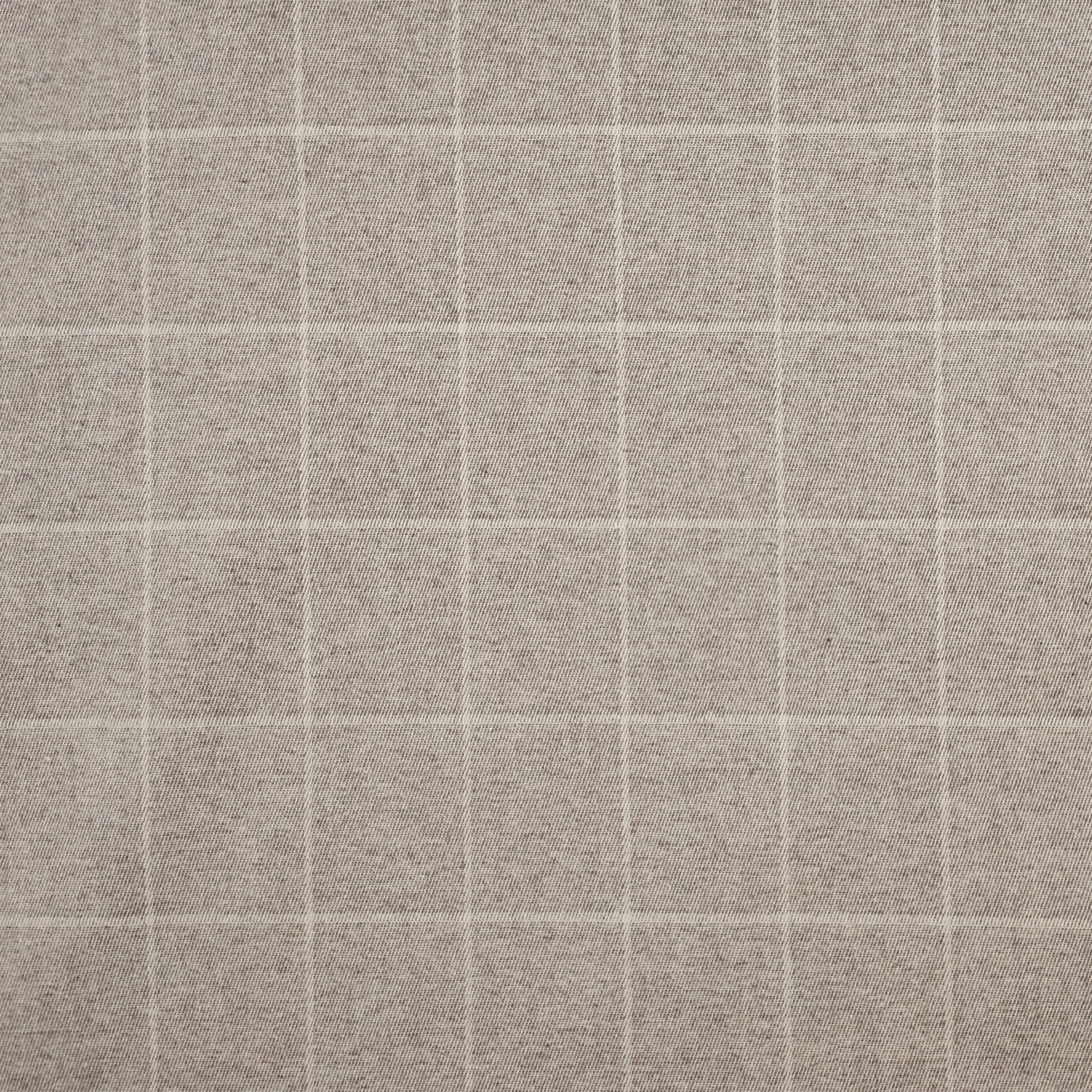 Tessuto per Tovaglia Resinato Cotone Quadri in Beige