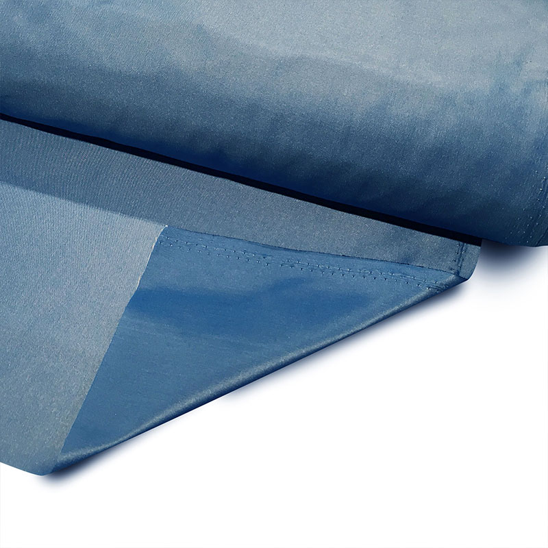 Tela taffeta azzurro