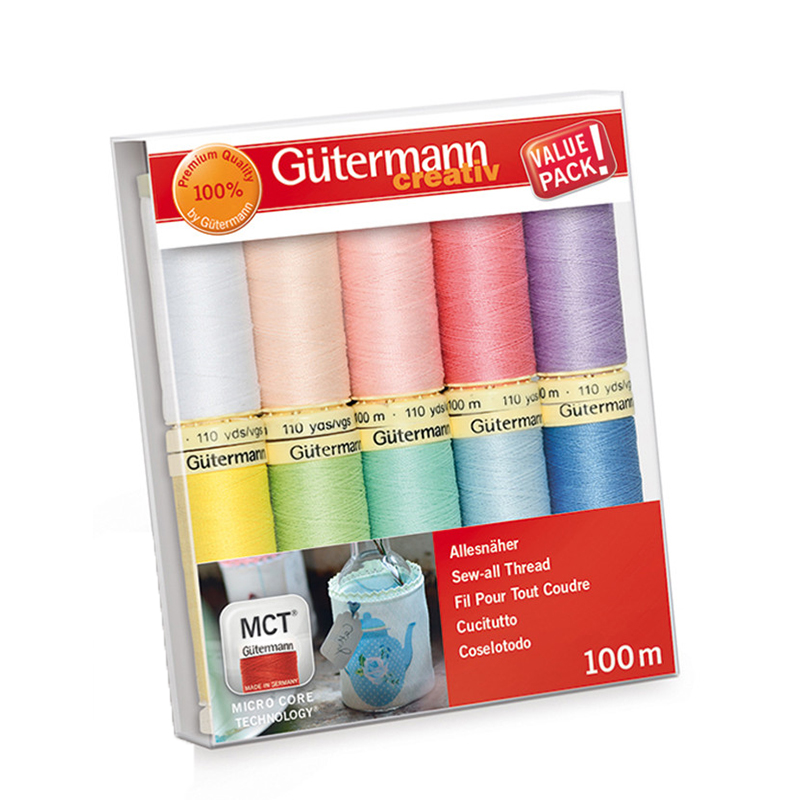 gutermann creative cucitutto colori pastello