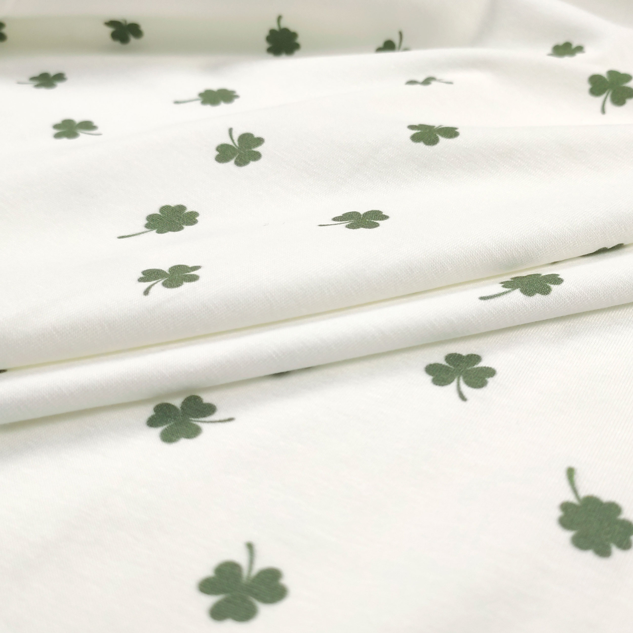 Jersey Cotone Fantasia Trifogli