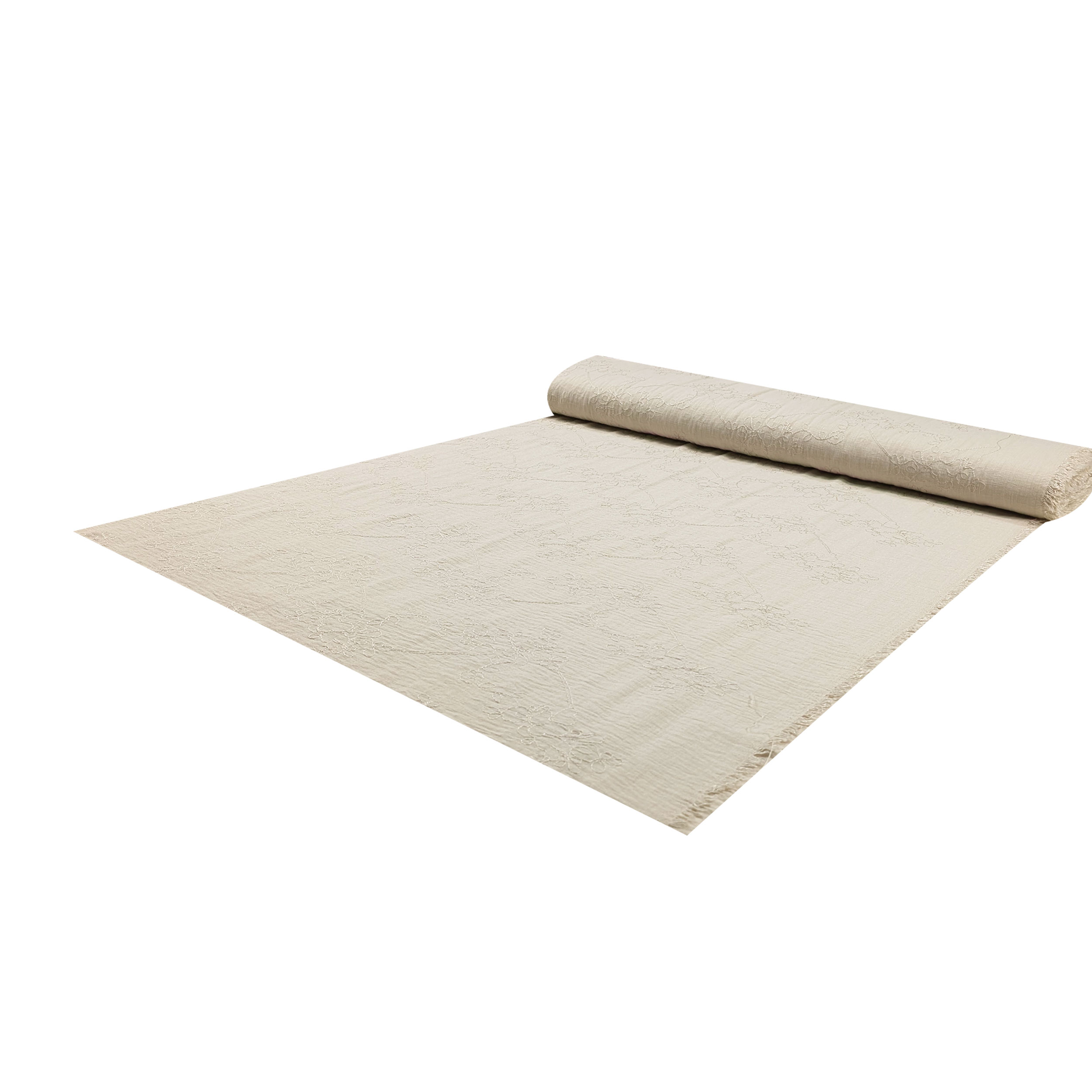 Misto Lino Ricamato Beige Image