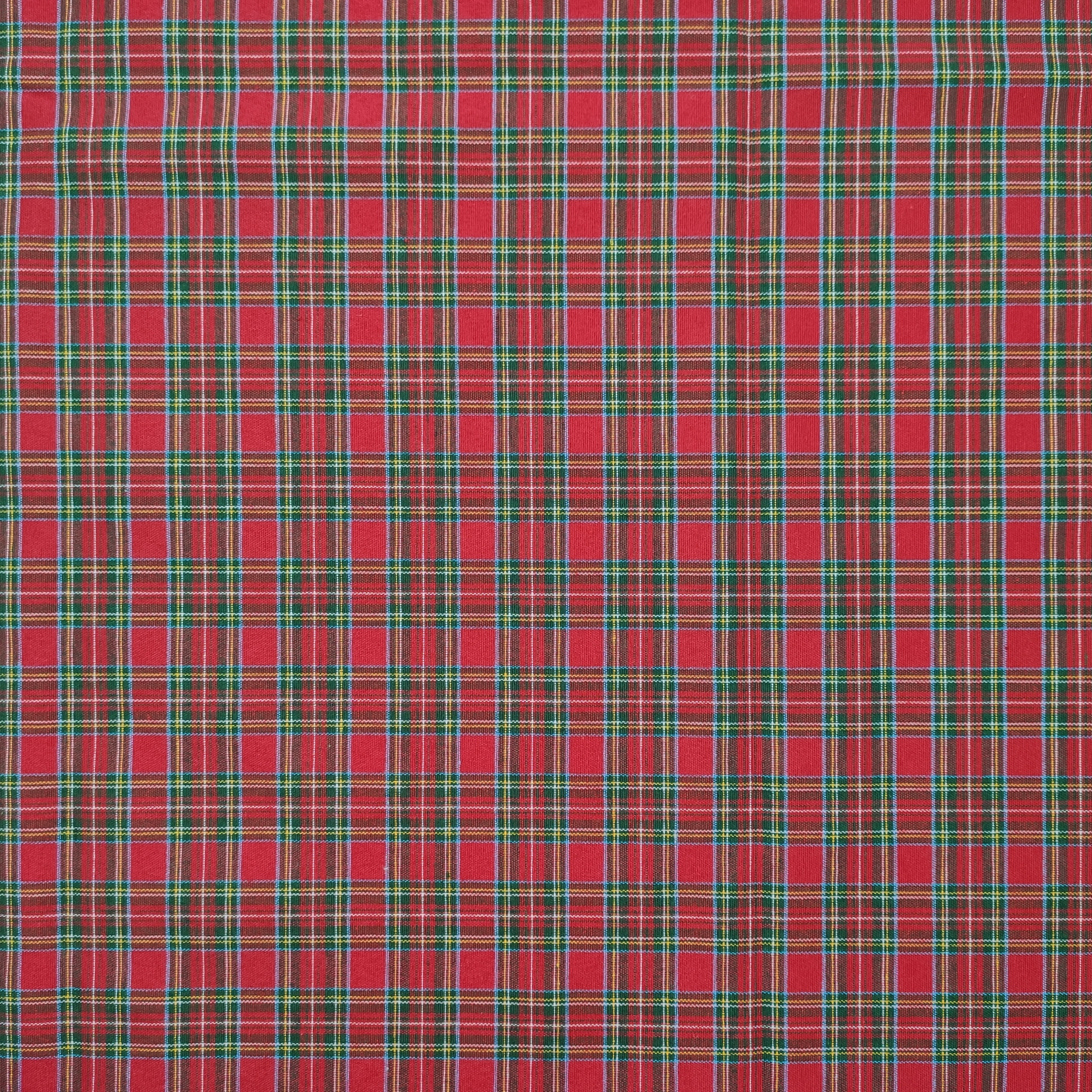 Tovaglia Confezionata Tartan Rosso e Verde
