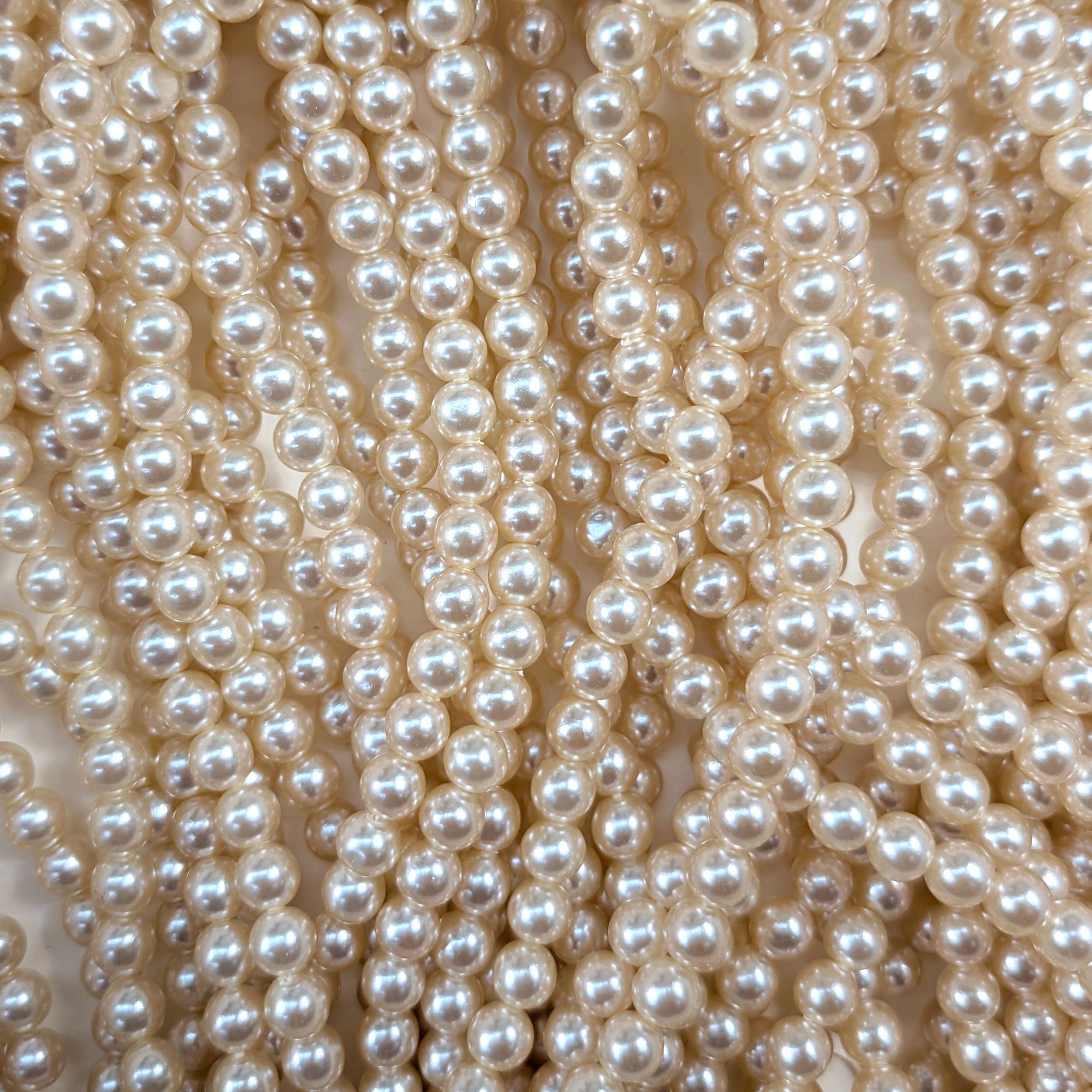 Filo di Perle Beige Ø 0,8 cm Image