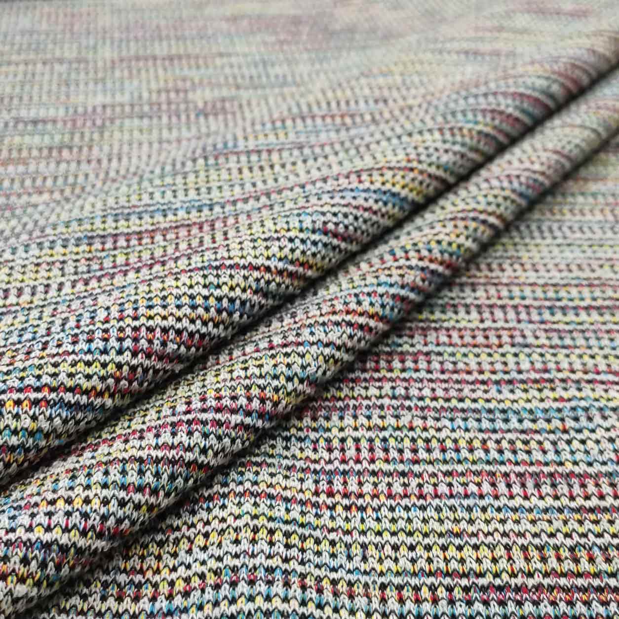 Tessuto online per abbigliamento melange multicolor