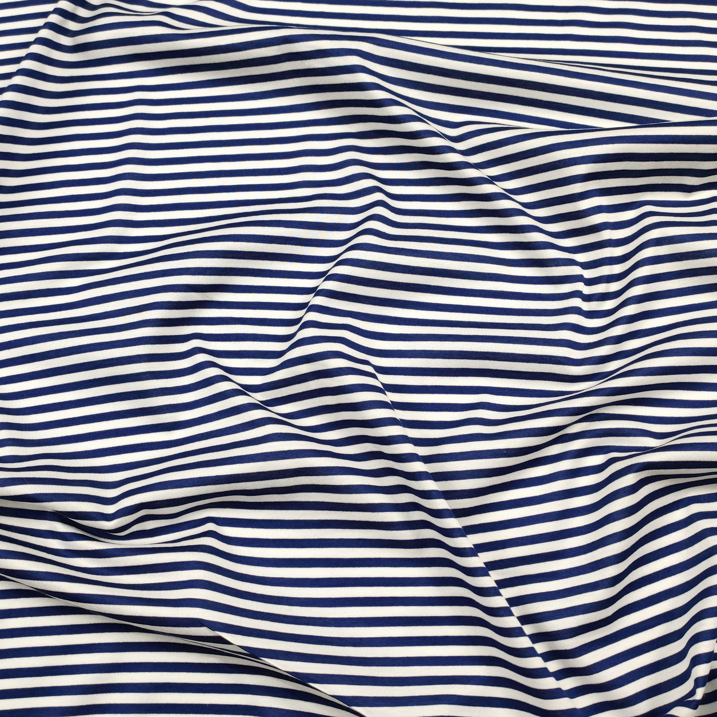 Jersey Righe Blu e Bianche