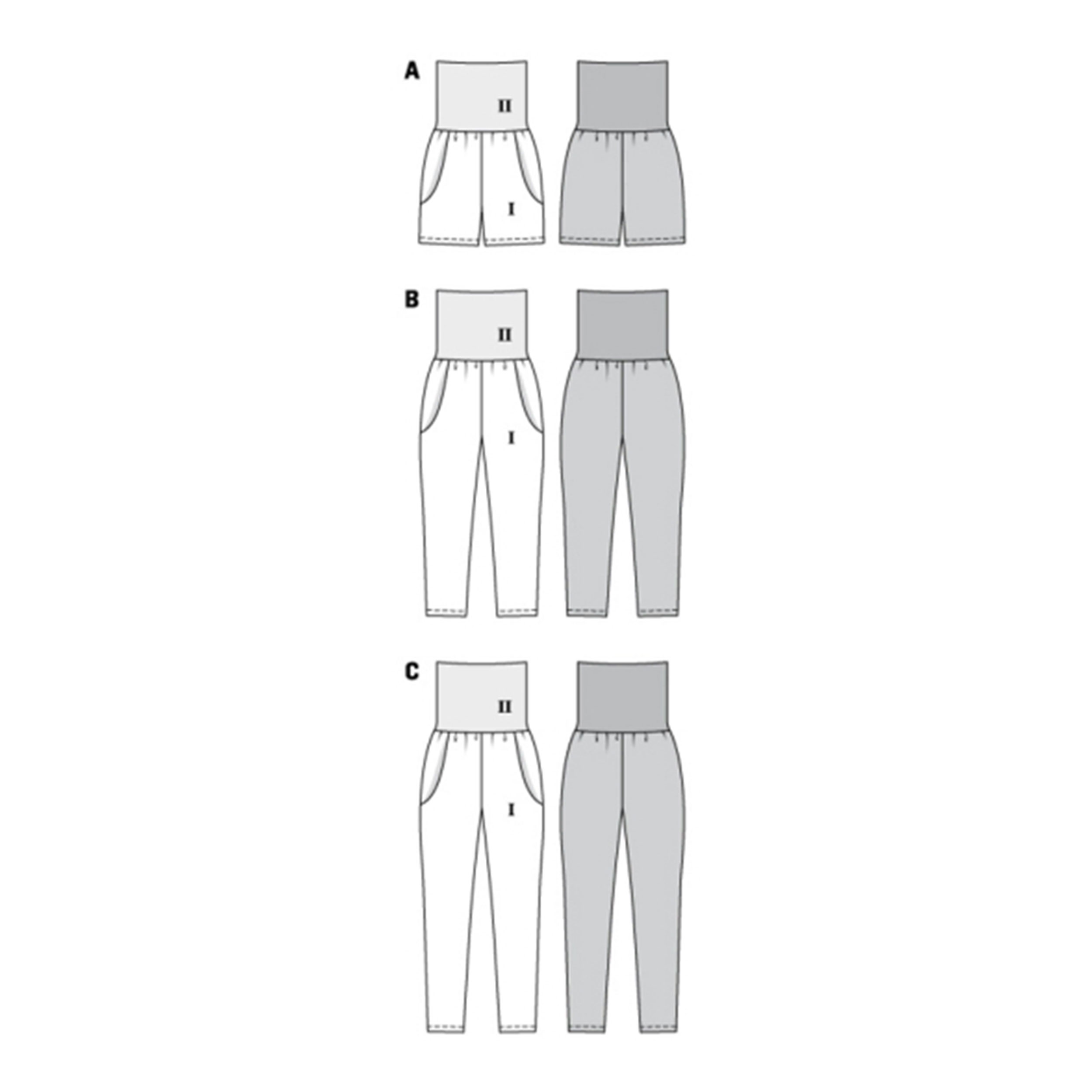 Cartamodello Burda Super Easy Pantaloni Image