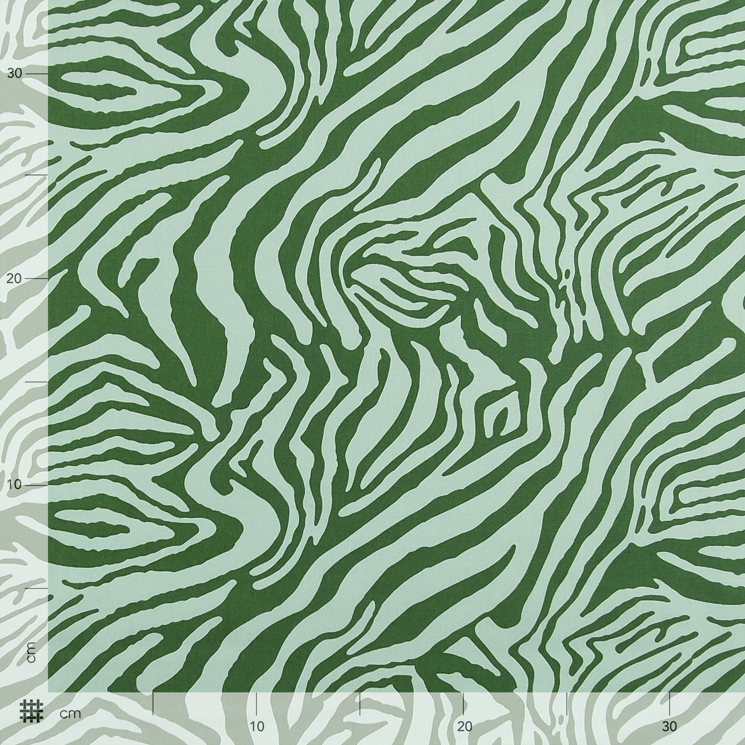 Cotone Fantasia Astratta Verde