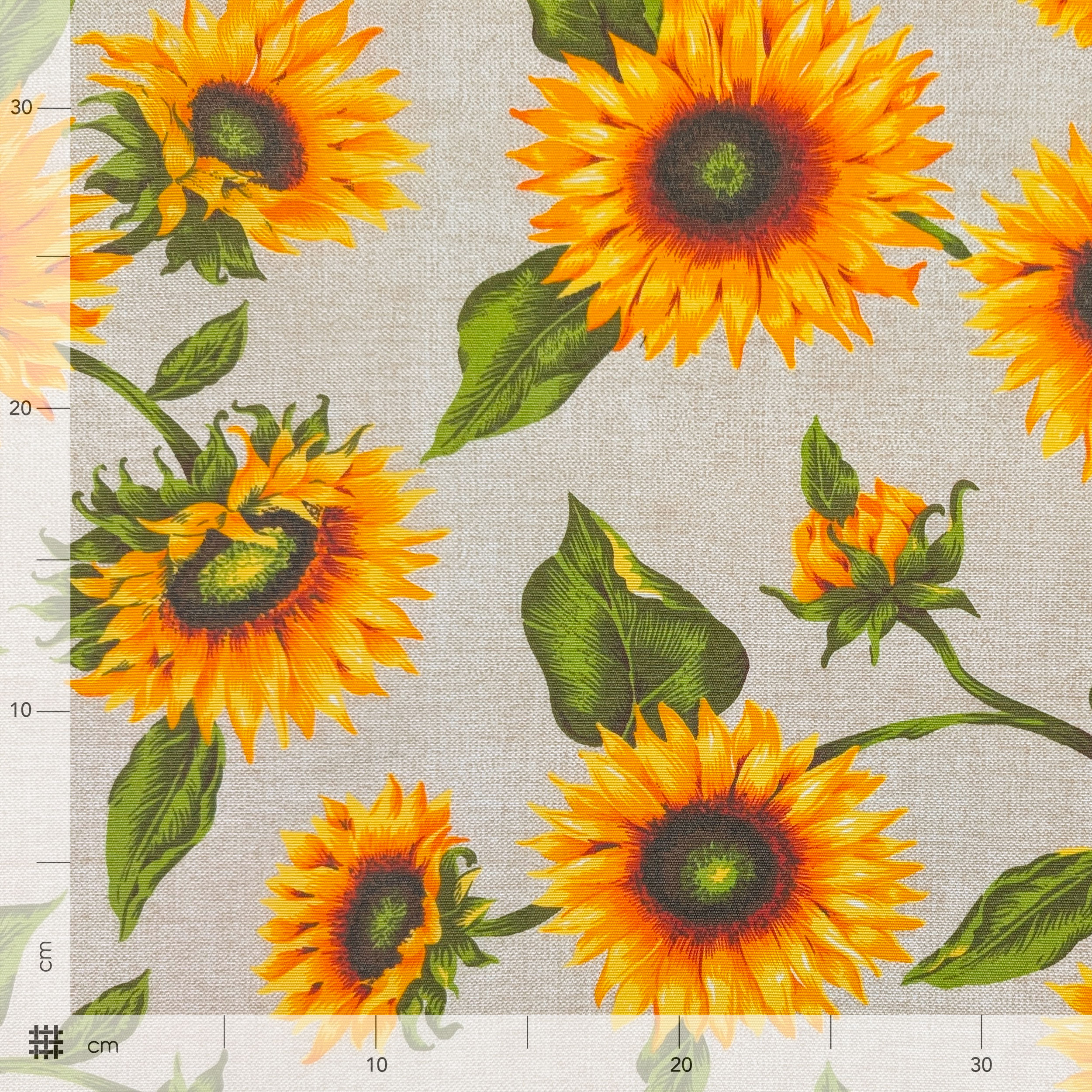 Tessuto per Tovaglia Resinata Girasoli Image