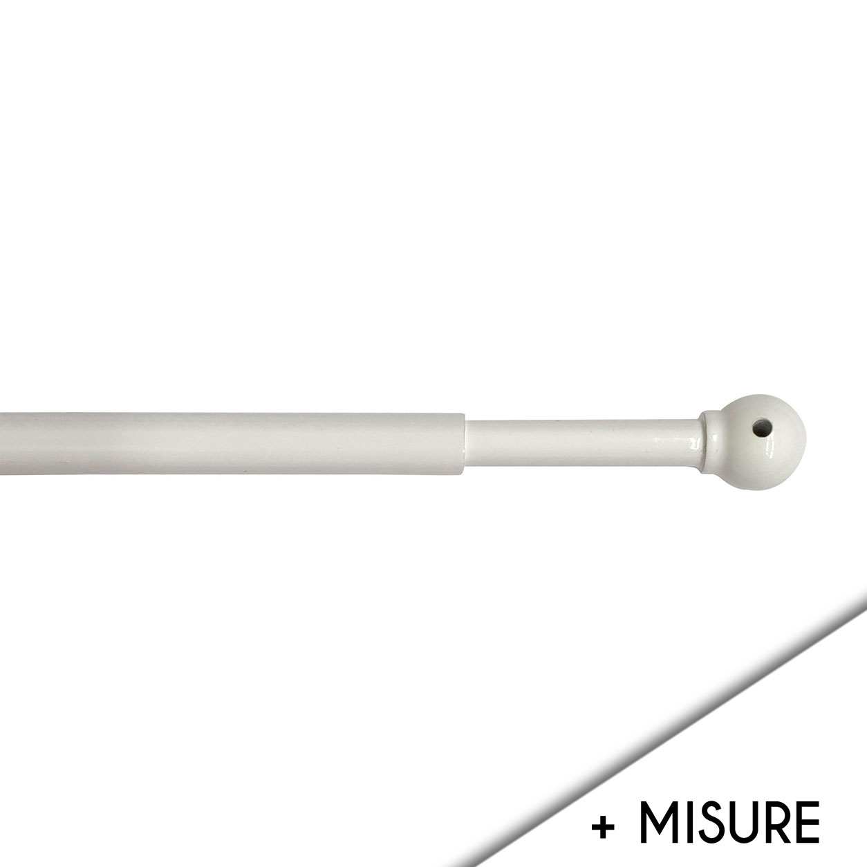 Bacchetta-Estensibile-Singola-Bianca-per-Tende-a-Vetro---Diametro-8-mm