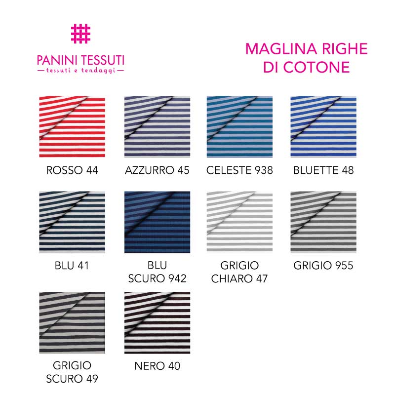 Maglina Righe in cotone varianti