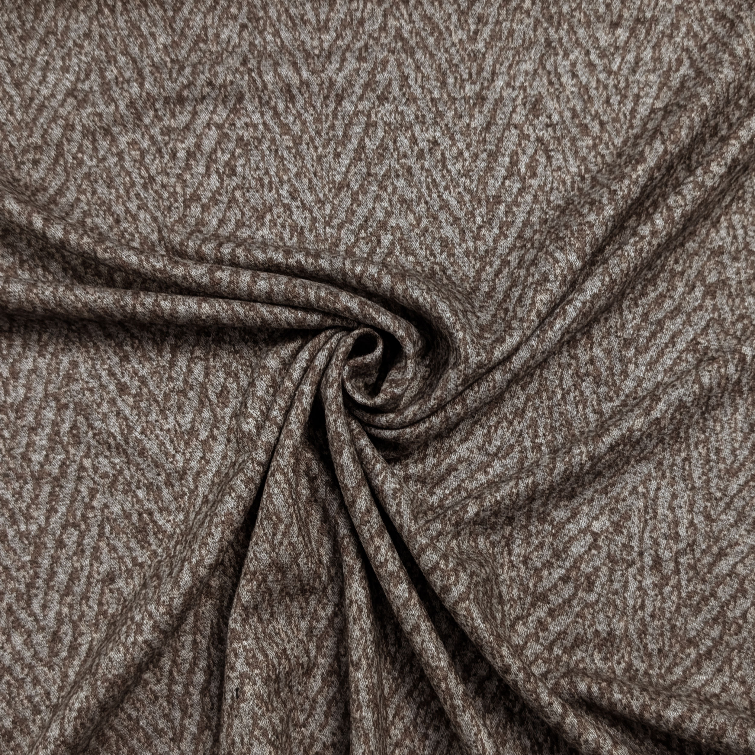 Cotone Fantasia Astratta Grigio e Marrone Image