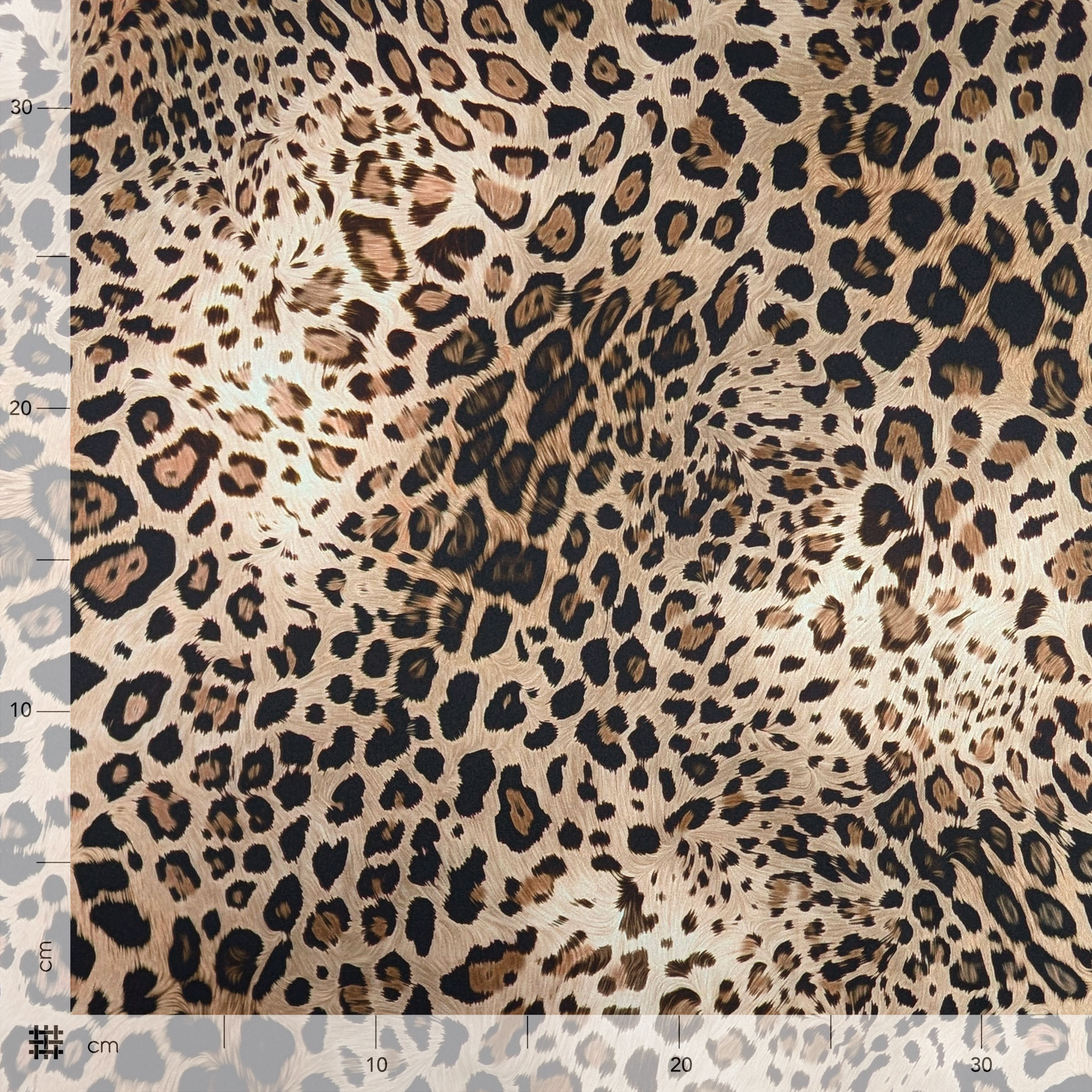 Raso Setato Alta Moda Leopardato Image