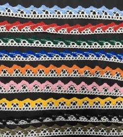Pizzo colorato  1