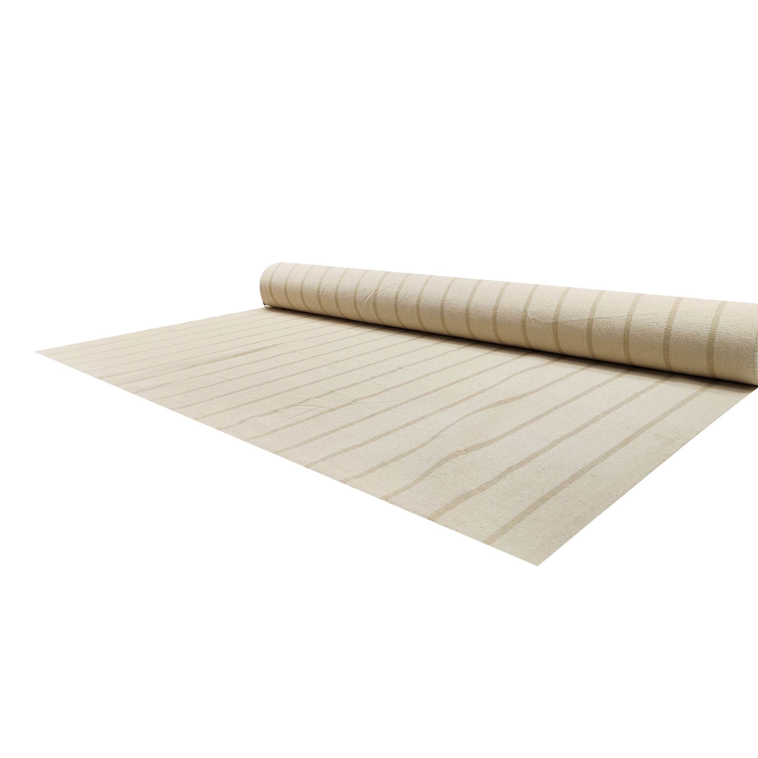 Cotone Lino Natural Righe Arredo Borse