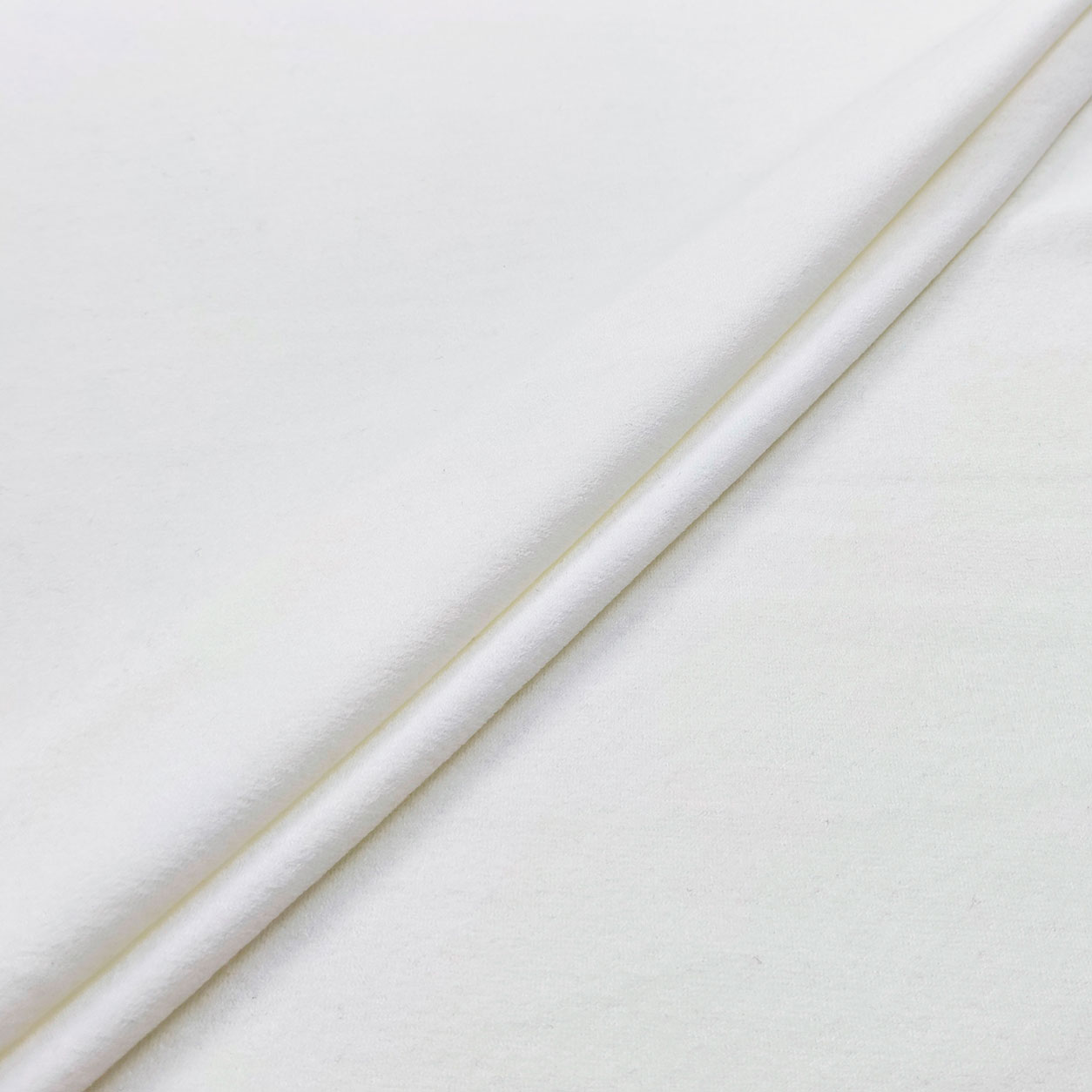 Ciniglia in Cotone Natural Bianco 