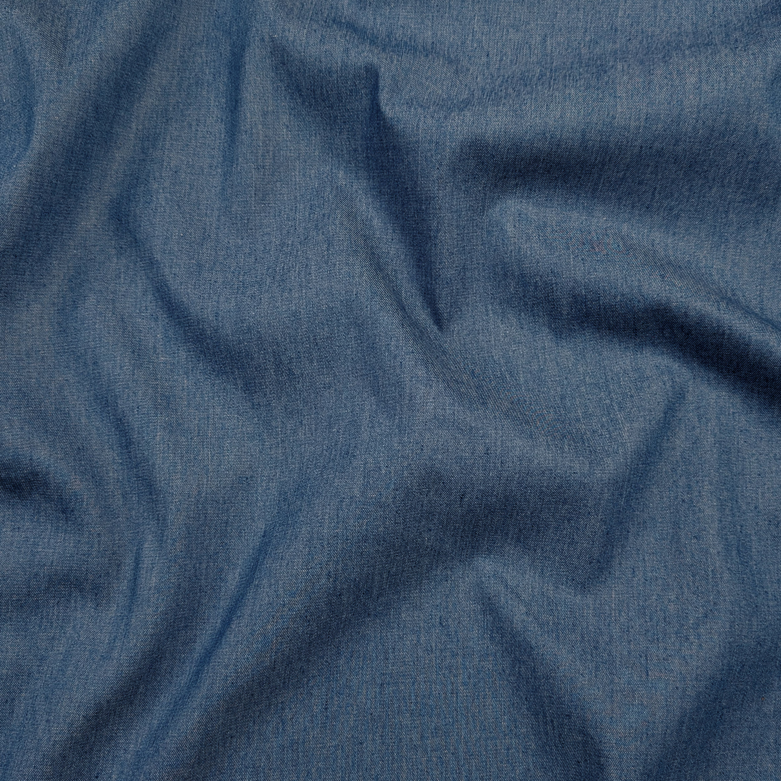 Ritaglio Jeans Cotone Blu Medio 120x145 cm Image