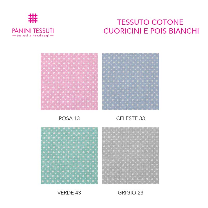 Tabella Colore - Cuoricini e Pois bianchi