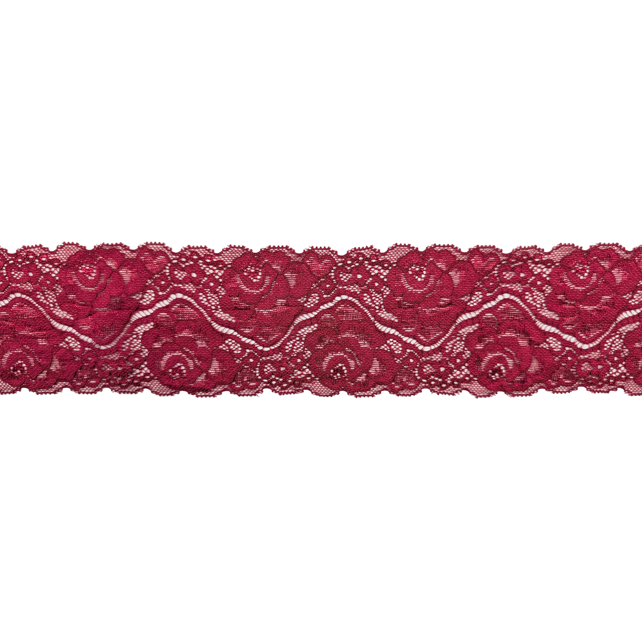 Bordo di Pizzo Alto Elastico con Rose Image