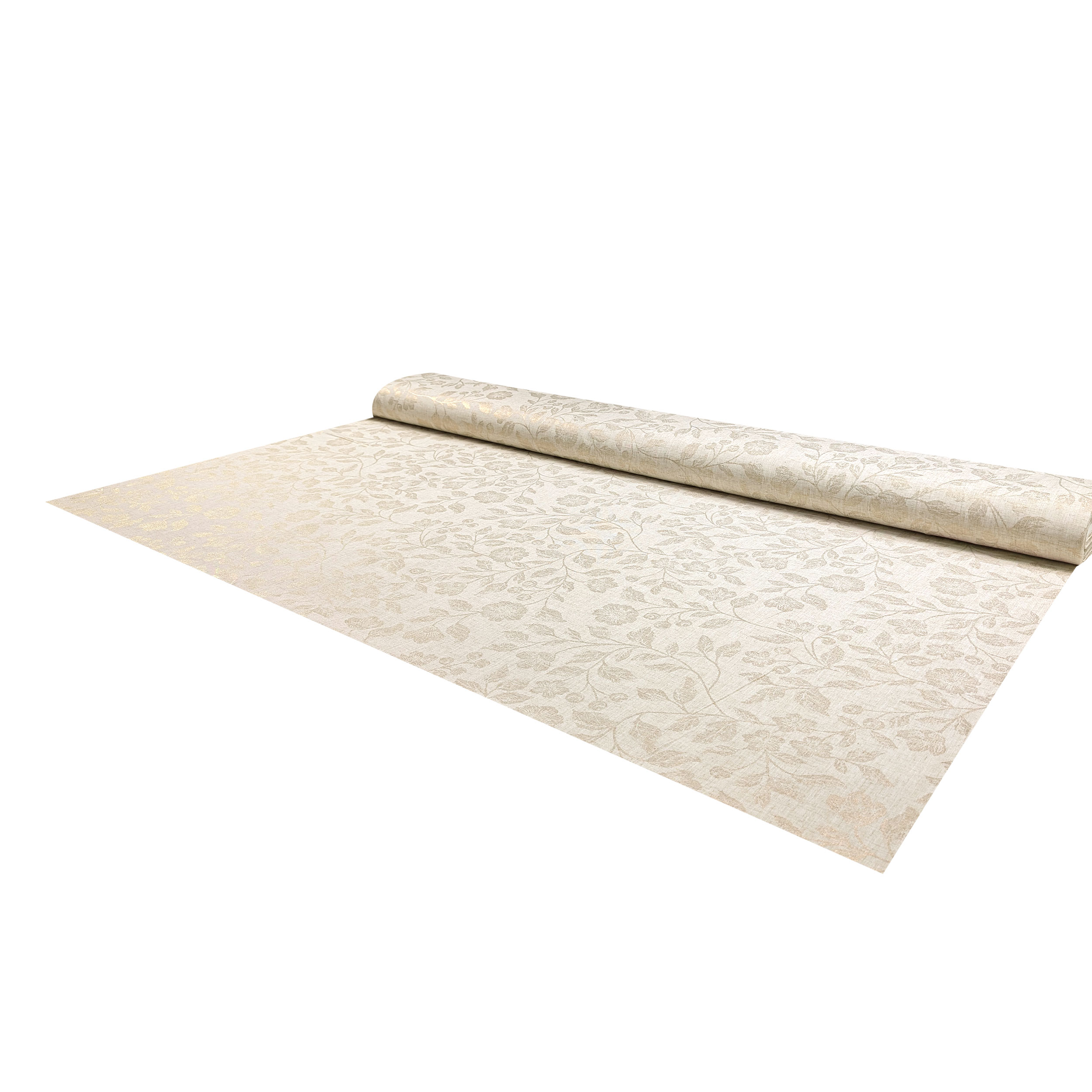 Misto Lino Naturale Fiori Lurex Image