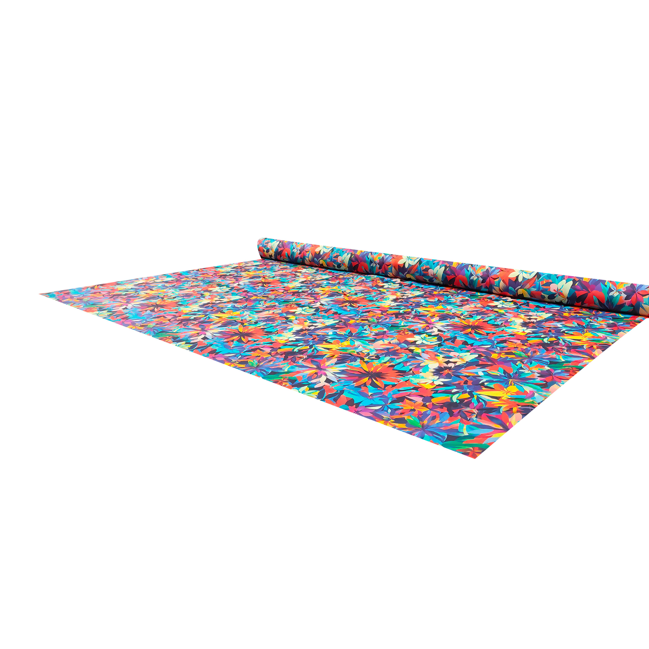 Rasatello di Cotone Fiori Moda