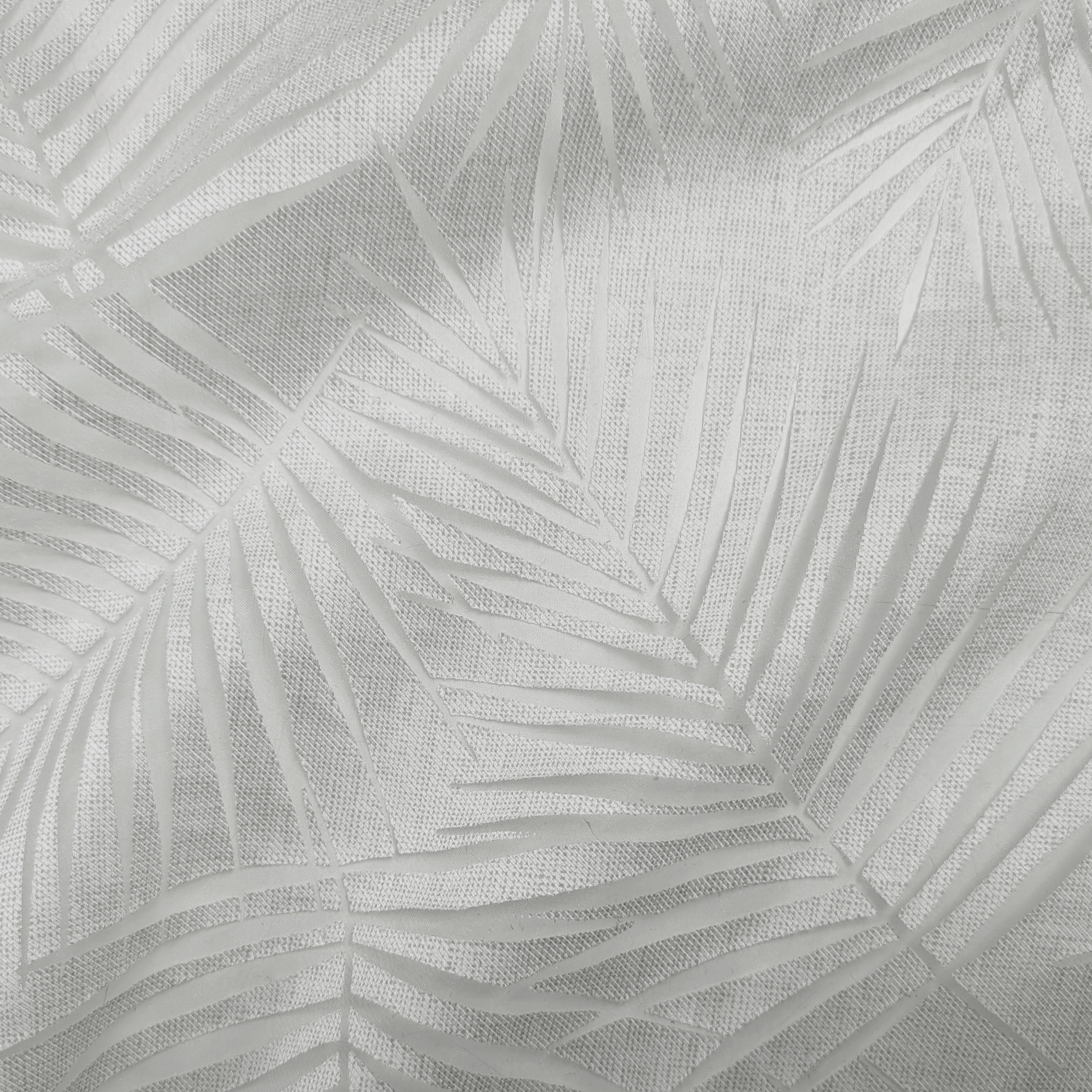 Tessuto Tenda Devorè Felce Grigio Image