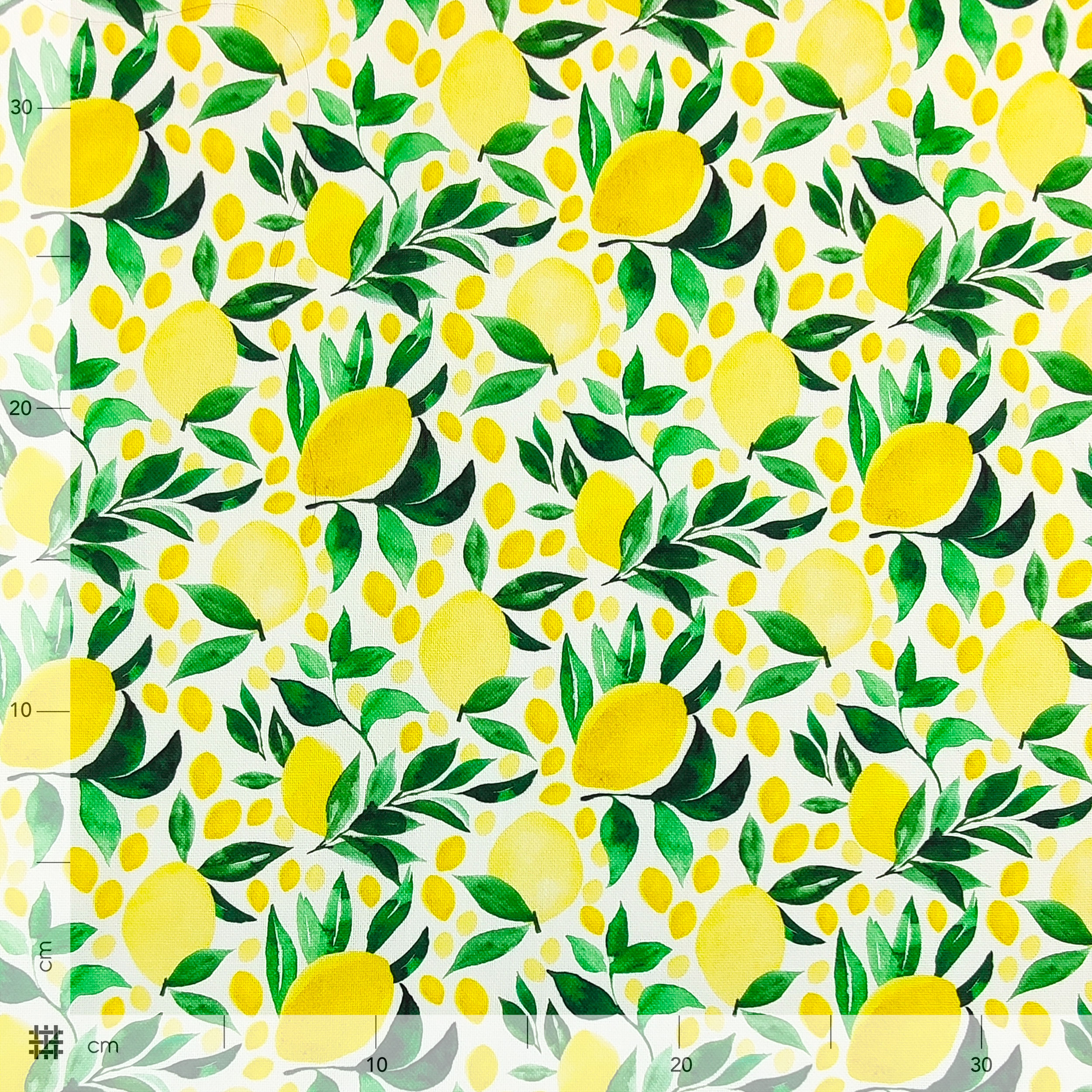 Tessuto Cotone Arredo Limoni