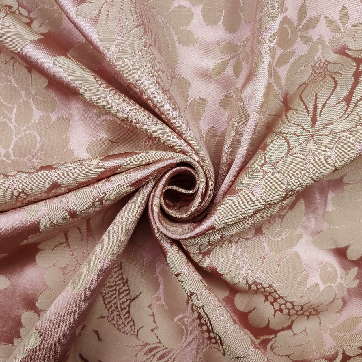 Mantovane Per Tende Tessuto Jersey Cotone Rosa Antico Panini