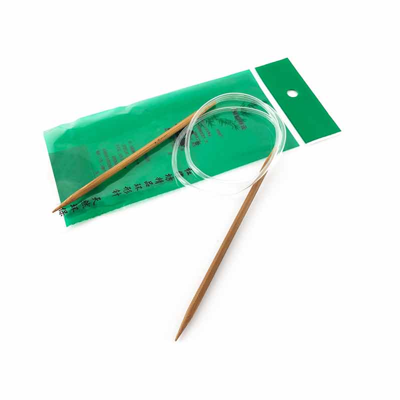 Ferri Circolari con Manico in Bamboo Naturale