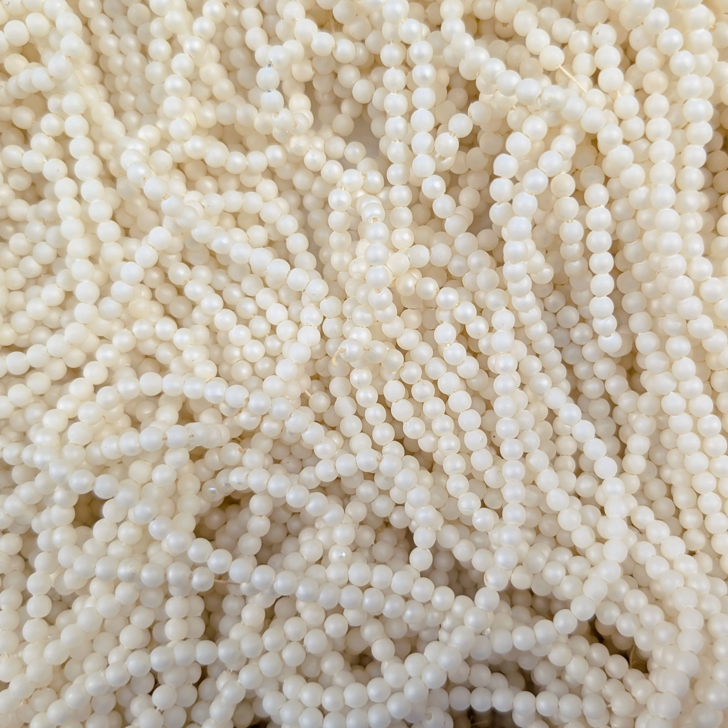Filo di Perline Panna Ø 0,4 cm Image
