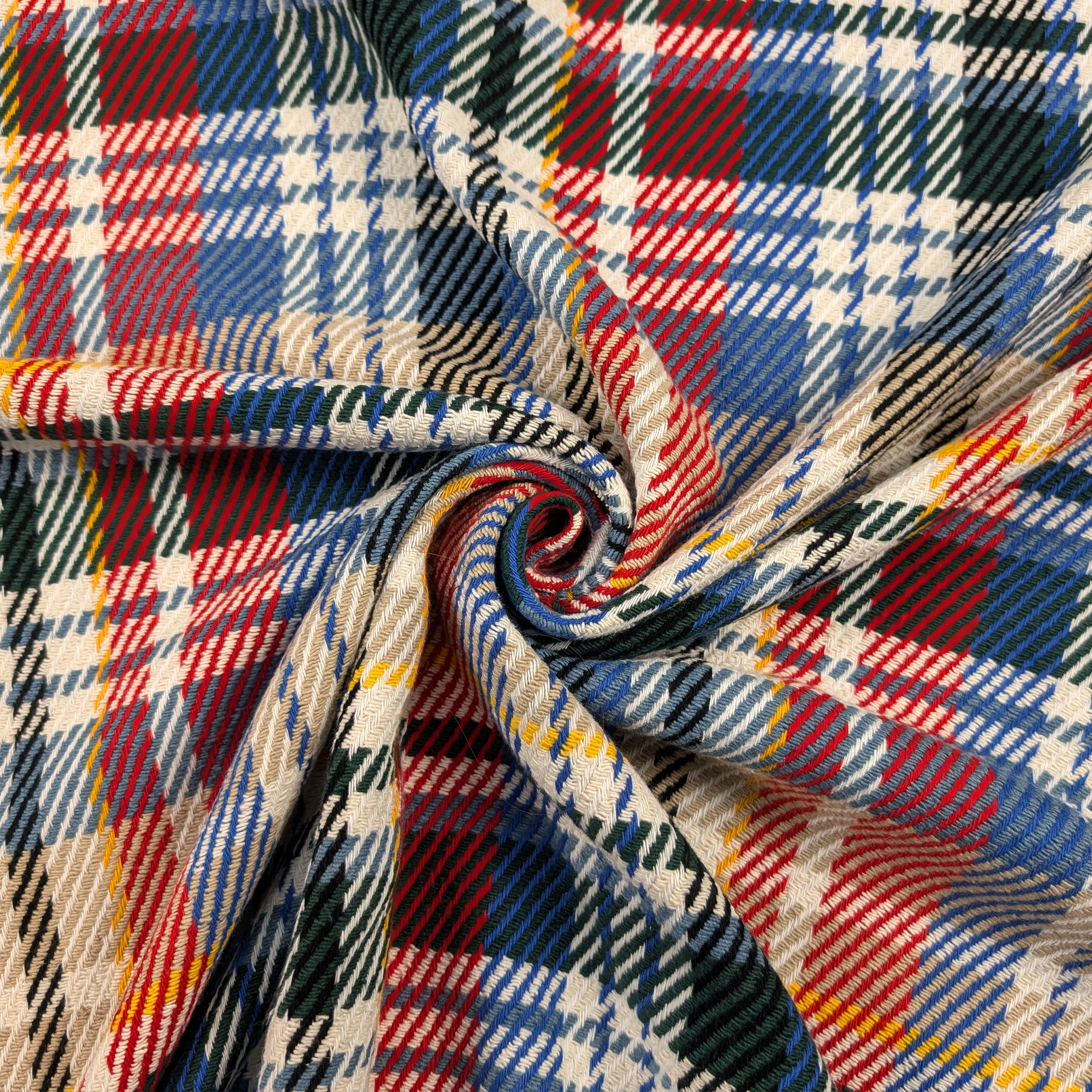 Jacquard Tartan Righe Multicolor Image