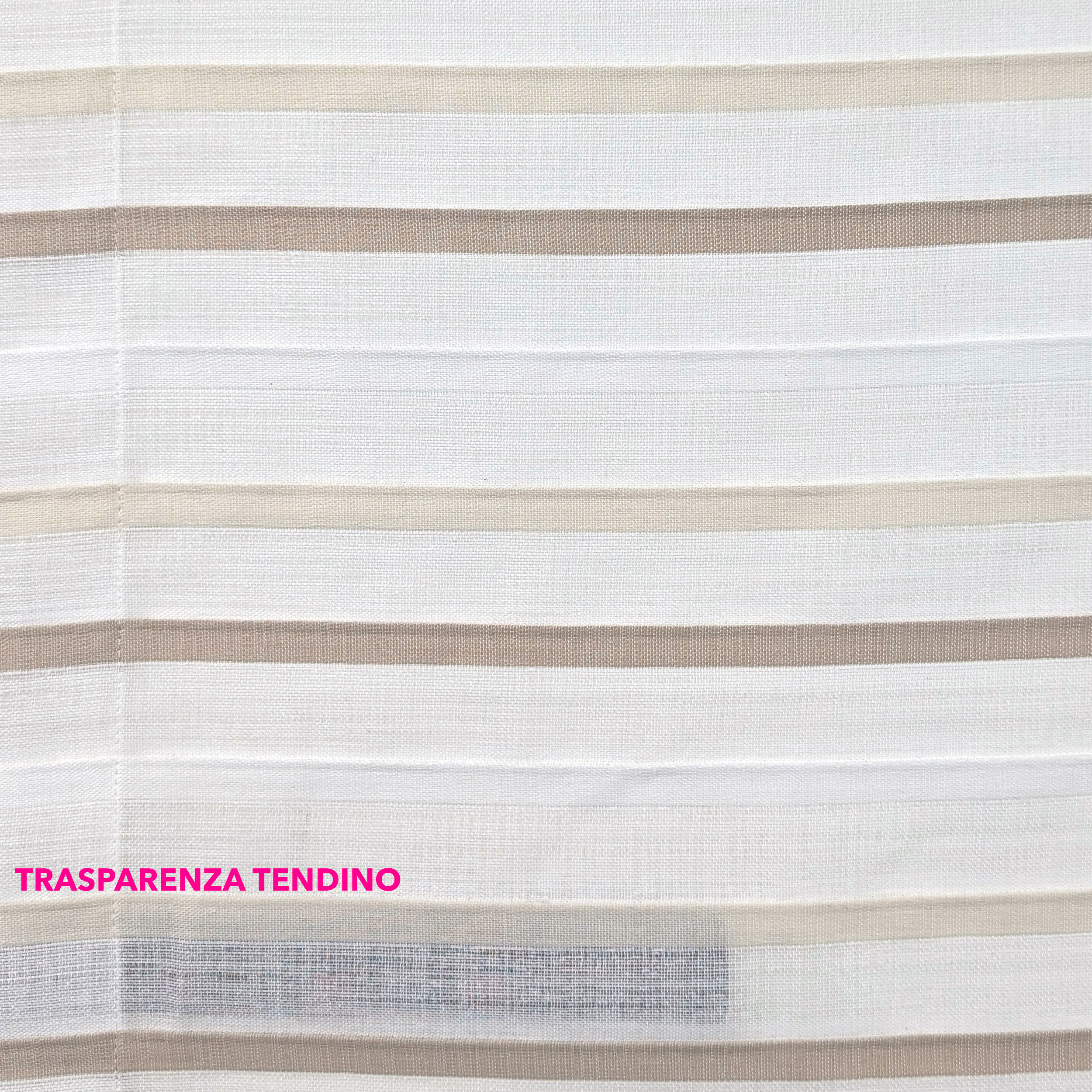 Tessuto Tendino Coprente Effetto Steccato Beige Image