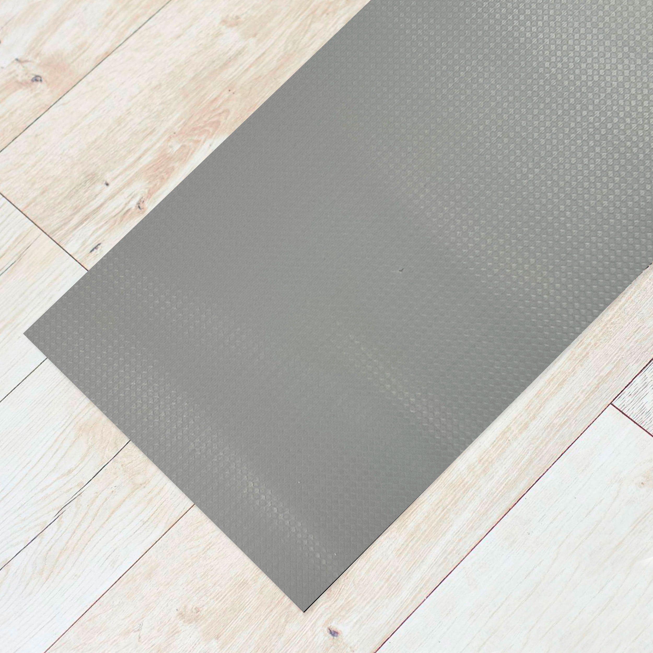Tappeto Antiscivolo Intrecciato Grigio