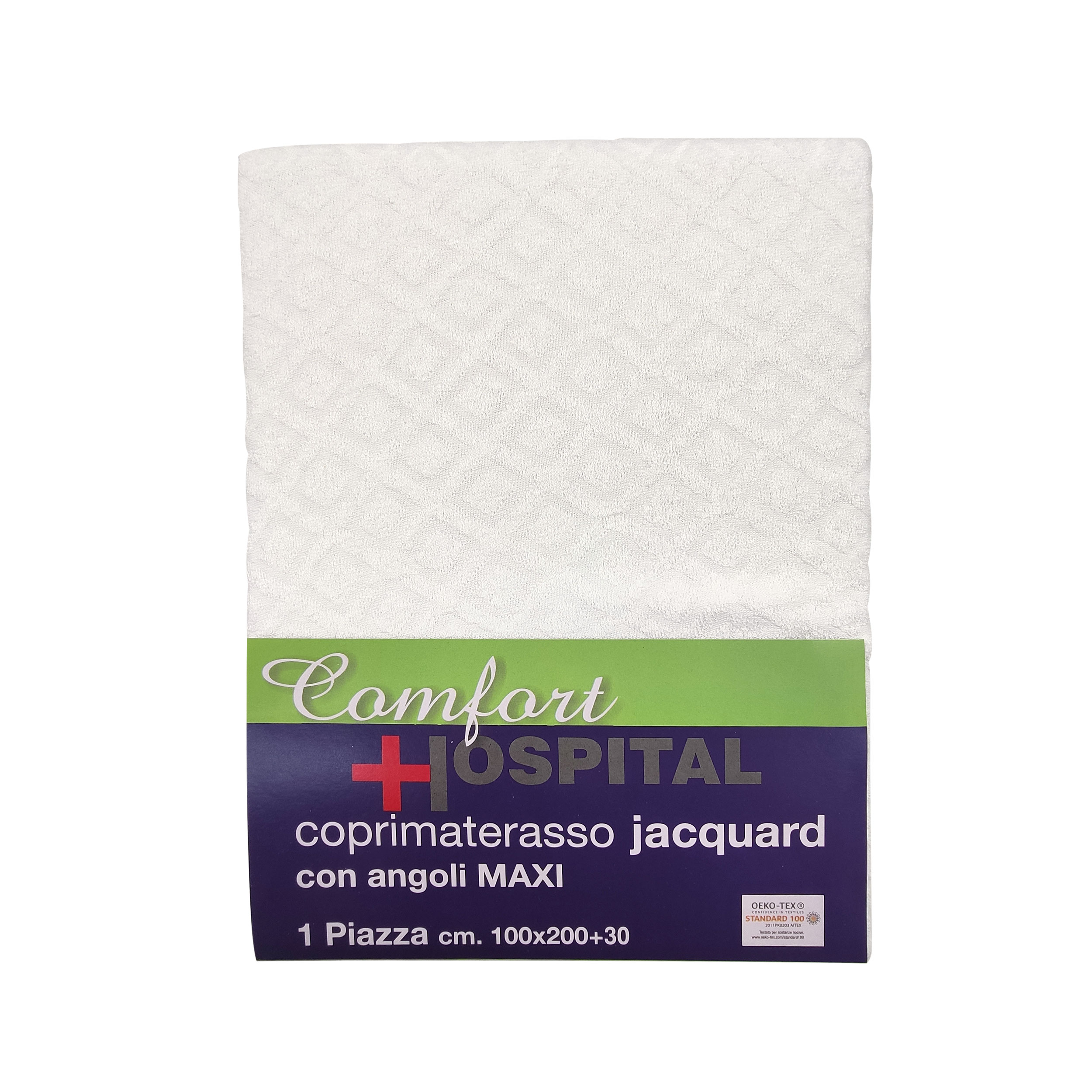 Coprimaterasso Jacquard con Angoli Maxi 1 Piazza Image