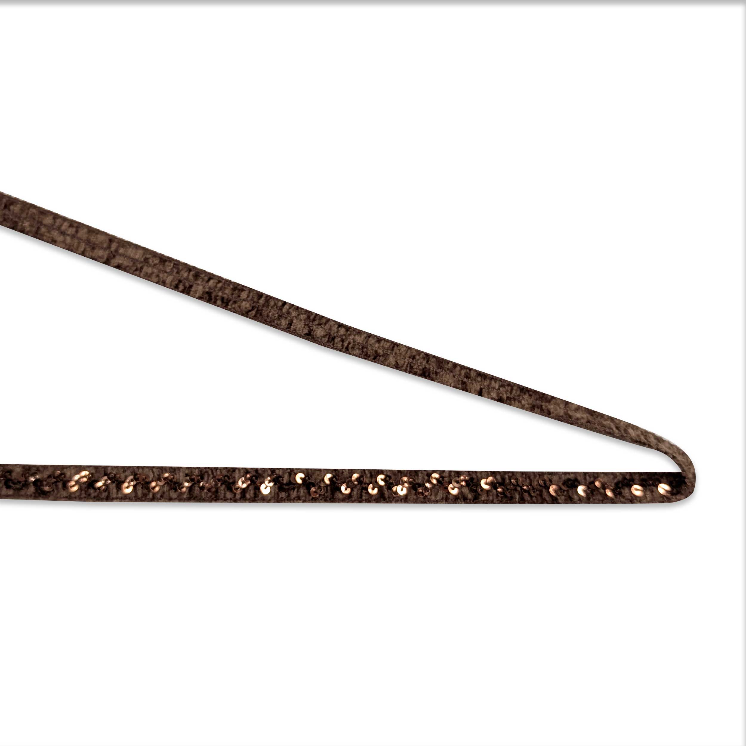 Passamaneria Marrone con Paillettes Image
