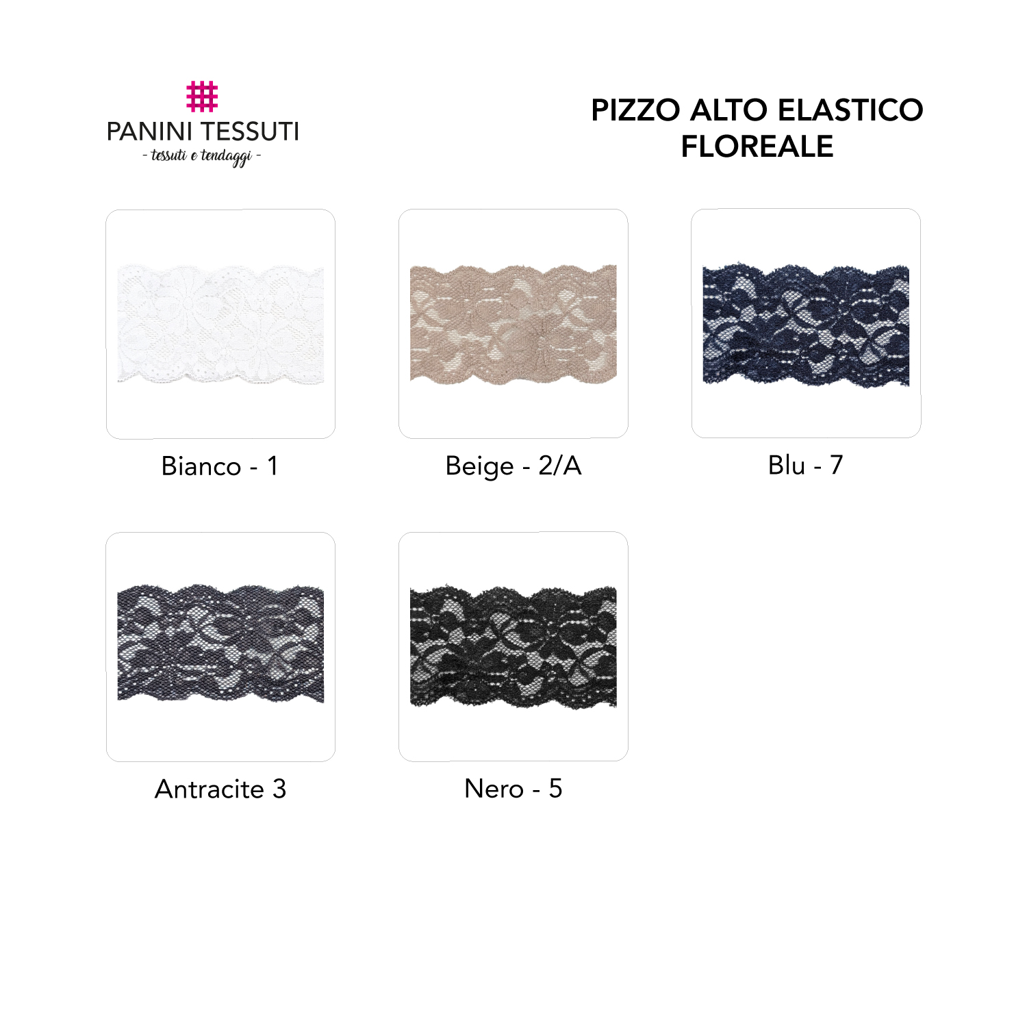 Pizzo Alto Elastico Floreale Image