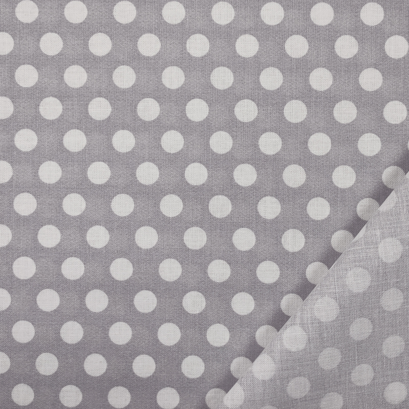 Tessuto-Cotone-Pois-Grandi-Sfondo-Grigio